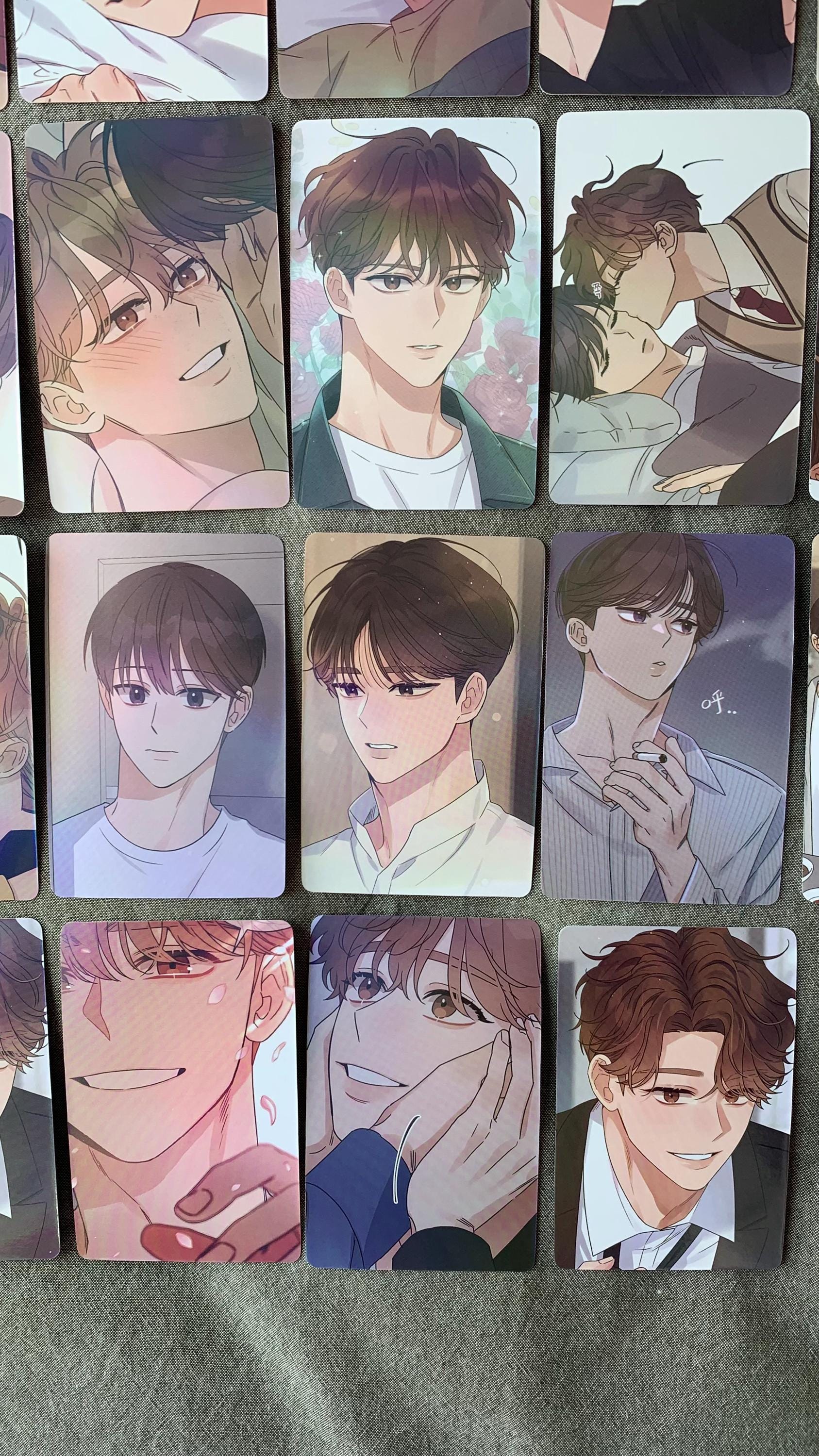 Omega Complex 55pc holographic cards Tae Gyeom Yoon Woo Yaoi Manhwa BL manga C132