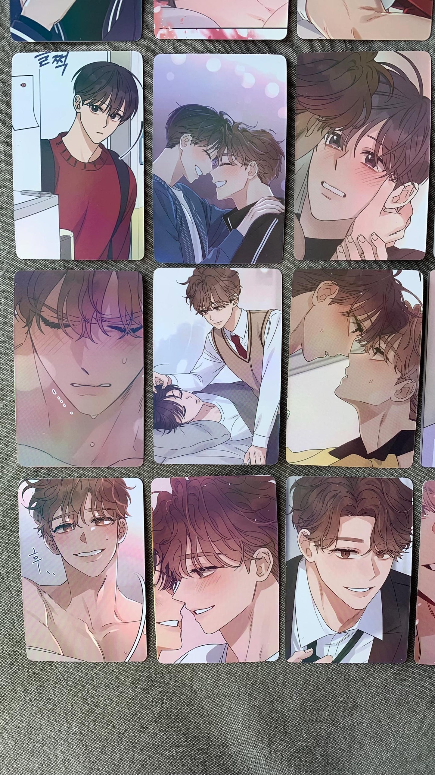 Omega Complex 55pc Laser cards Tae Gyeom Yoon Woo Yaoi Manhwa BL manga C132