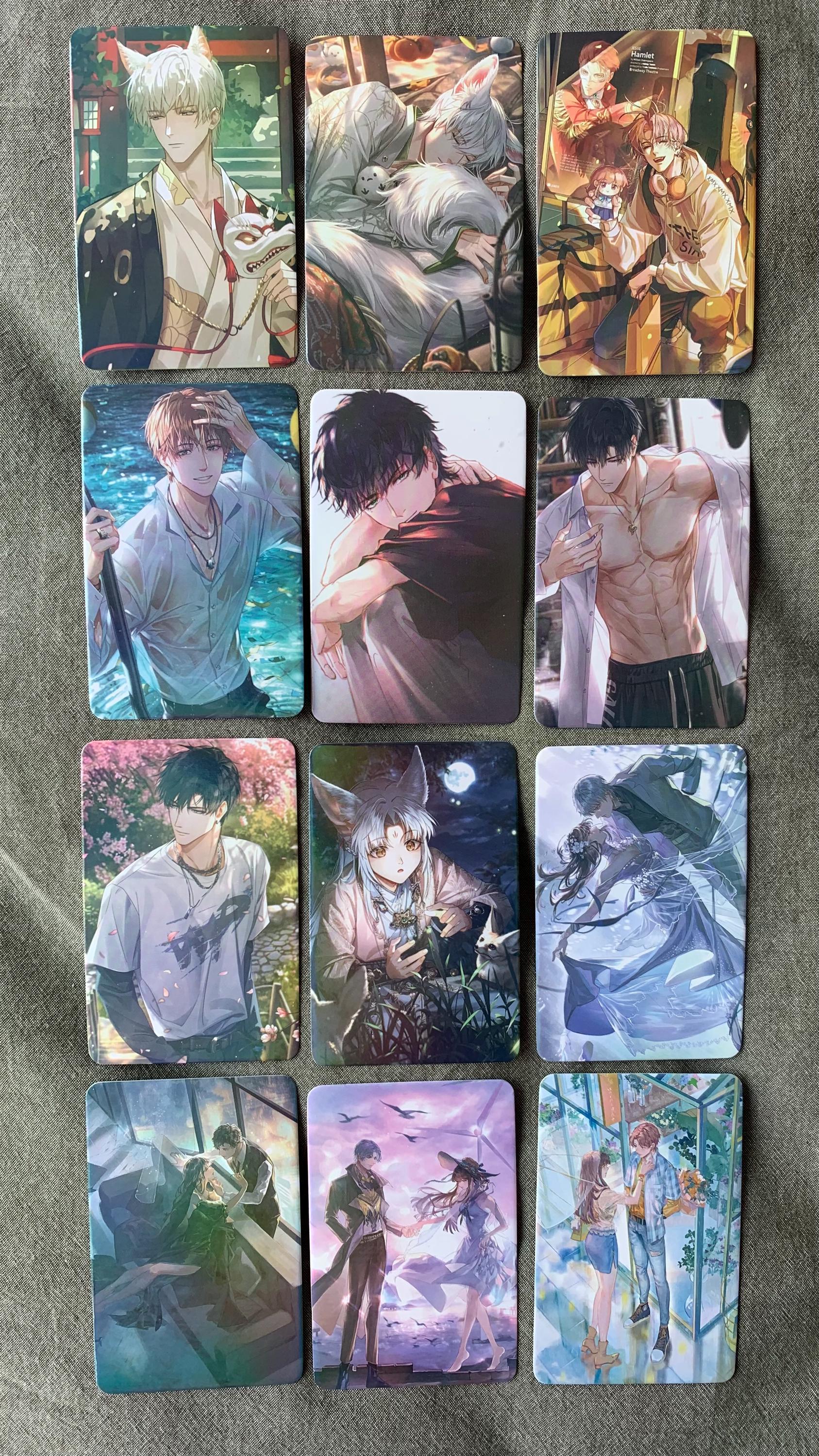 Light and Night 55pc Lomo Cards Otome Game BL manga Collectible gift C139