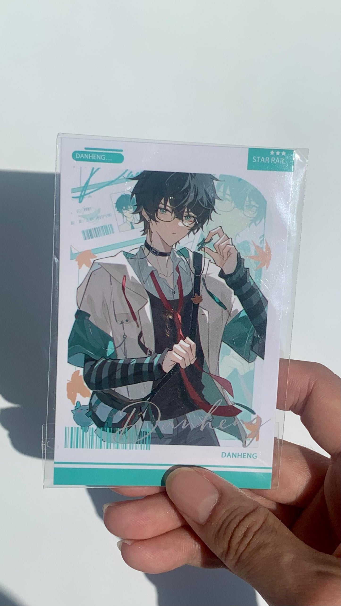 DanHeng Badge and Postcard Honkai: Star Rail Blade Imbibitor Aventurine Jing Yuan ACG gamer gift C146