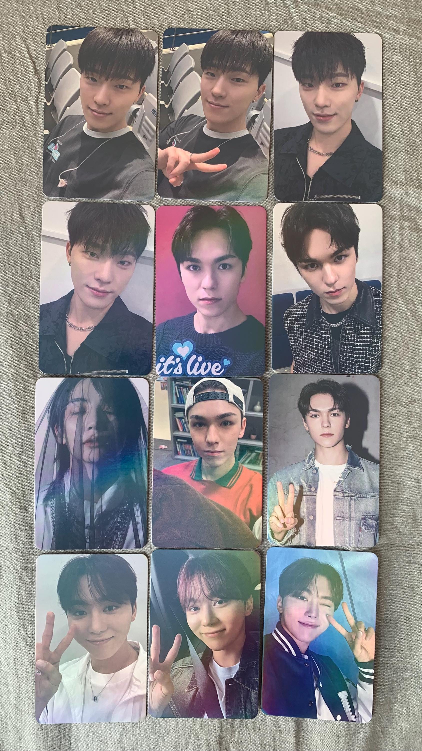 Seventeen 55pc/set Laser Photocards SCoups Jeonghan Joshua Jun Hoshi Wonwoo Woozi DK Mingyu The8 Seungkwan Vernon Dino Kpop Lomo Card C171