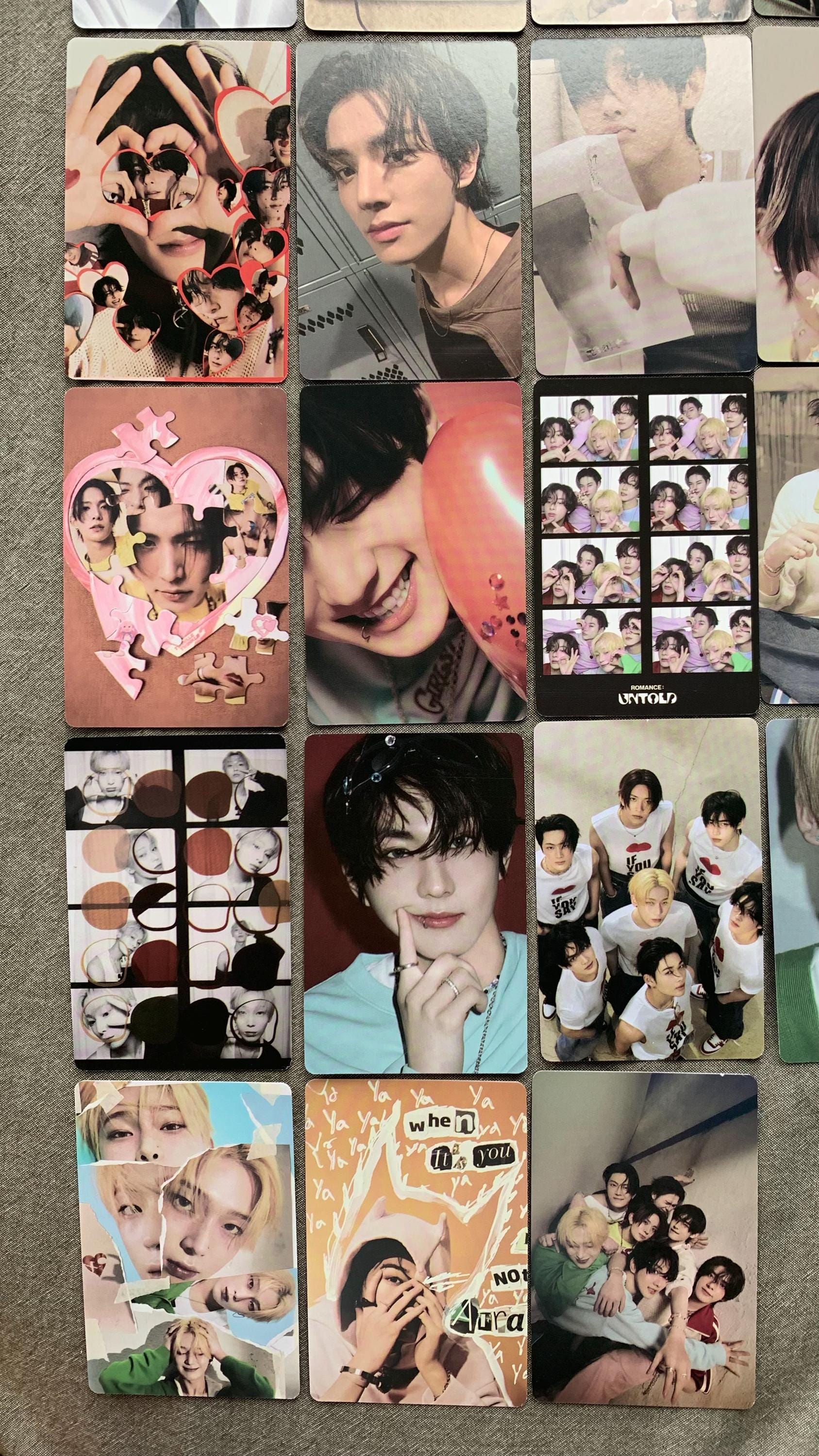 ENHYPEN 55pc/set laser cards Sunghoon Heeseung Sunoo Jungwon Ni-ki Jay Kpop boy group merch lomo photocards C111