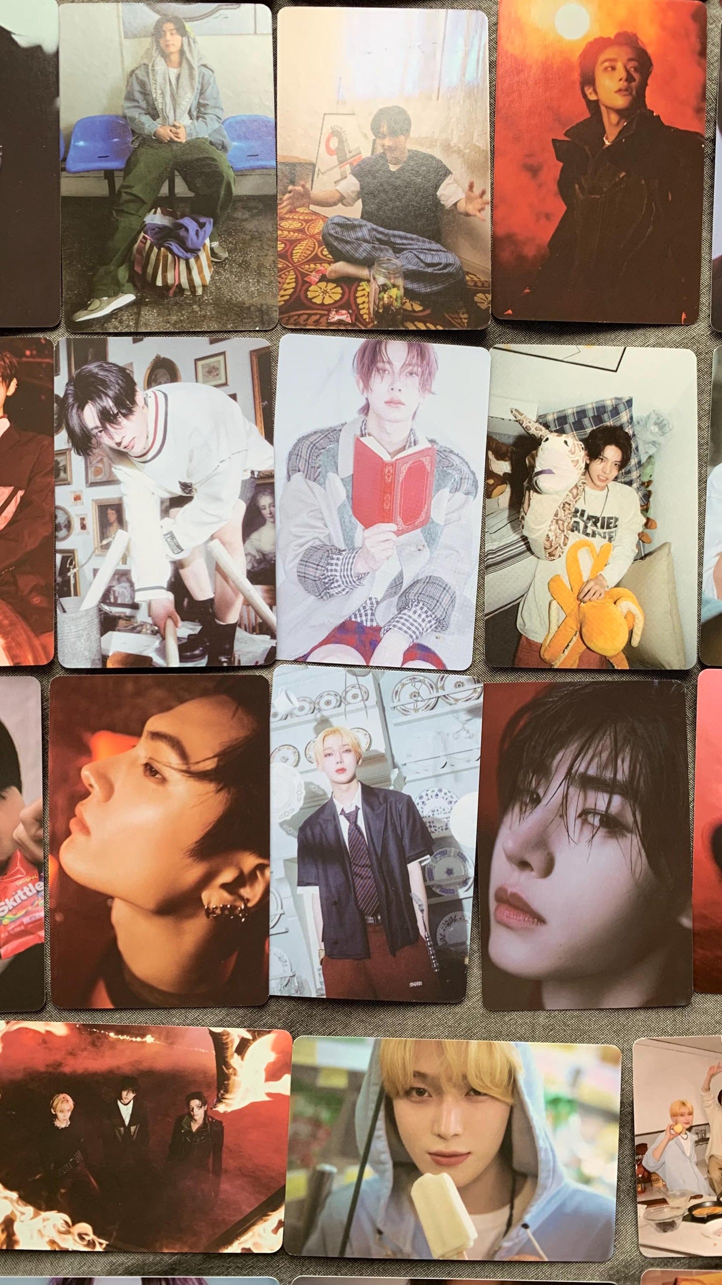 ENHYPEN 55pc/set laser cards Sunghoon Heeseung Sunoo Jungwon Ni-ki Jay Kpop boy group merch lomo photocards C110