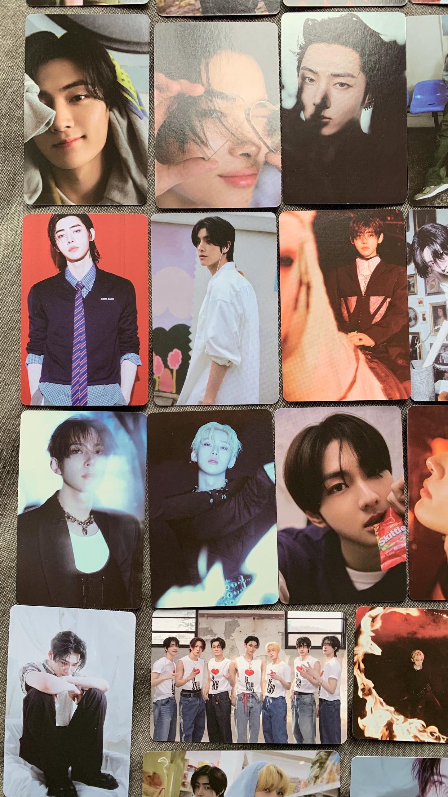 ENHYPEN 55pc/set laser cards Sunghoon Heeseung Sunoo Jungwon Ni-ki Jay Kpop boy group merch lomo photocards C110