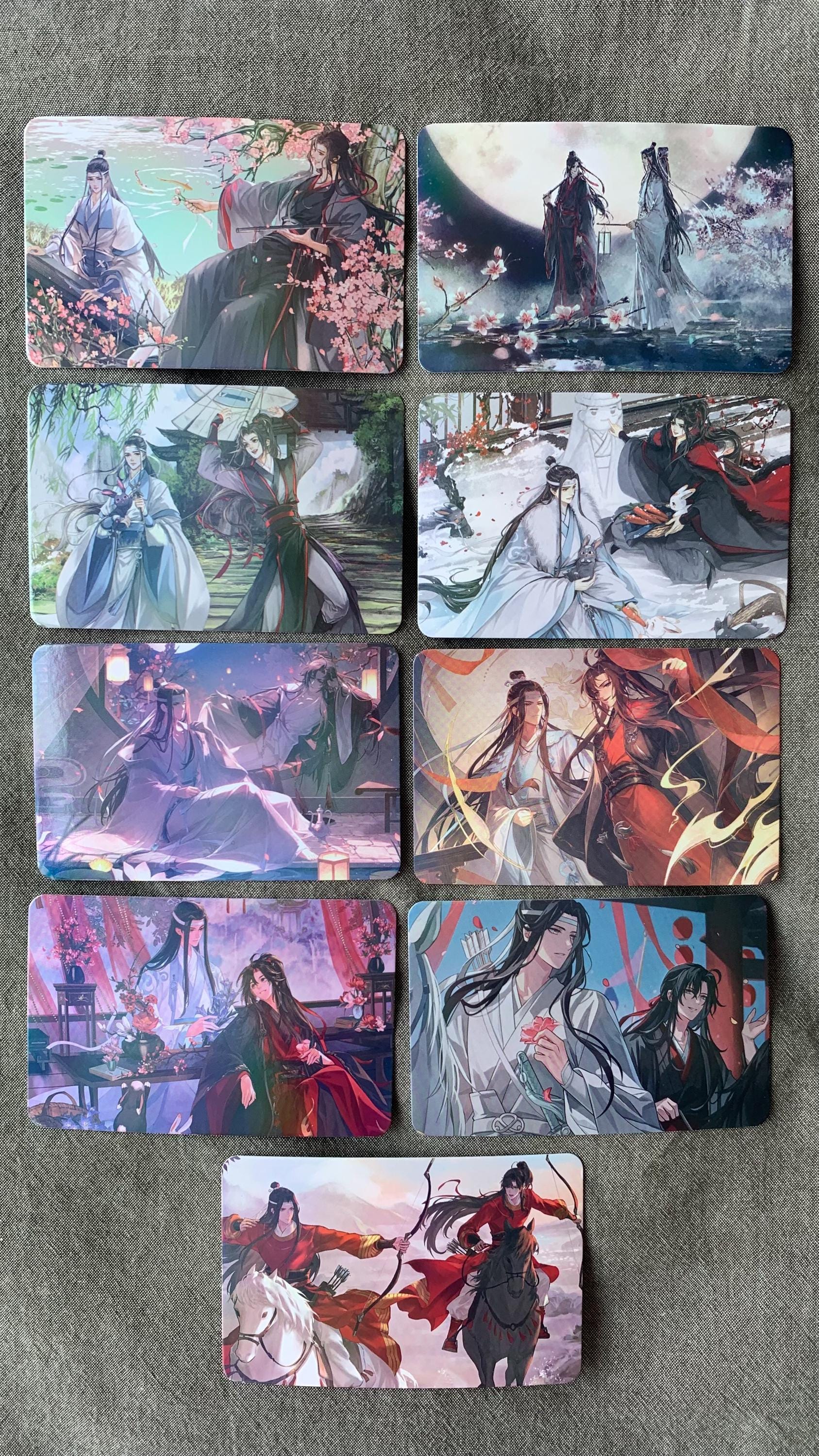 Tian Guan Ci Fu 55pc Laser Lomo Cards TGCF Xie Lian Hua Cheng HD Photocard Fans Collection Gift C134