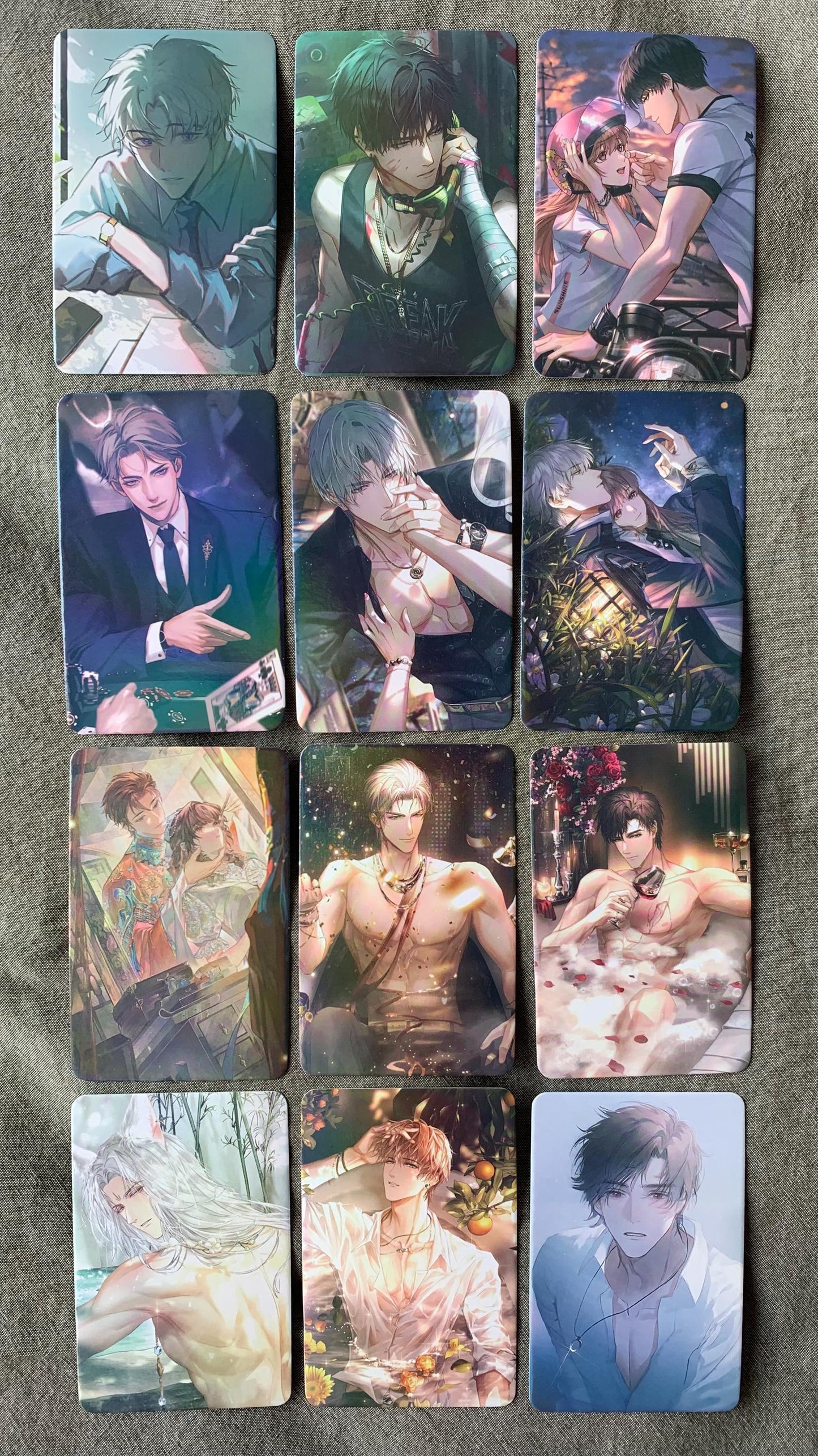 Light and Night 55pc Lomo Cards Otome Game BL manga Collectible gift C139