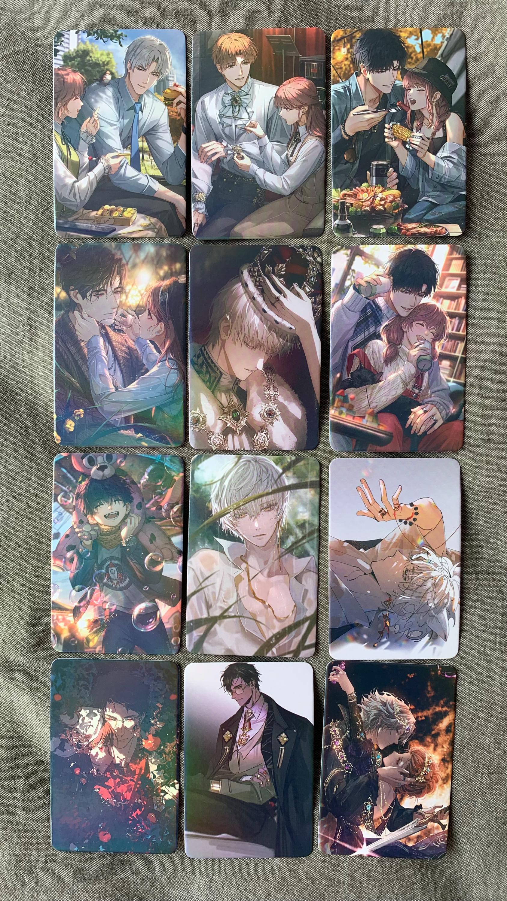 Light and Night 55pc Lomo Cards Otome Game BL manga Collectible gift C139