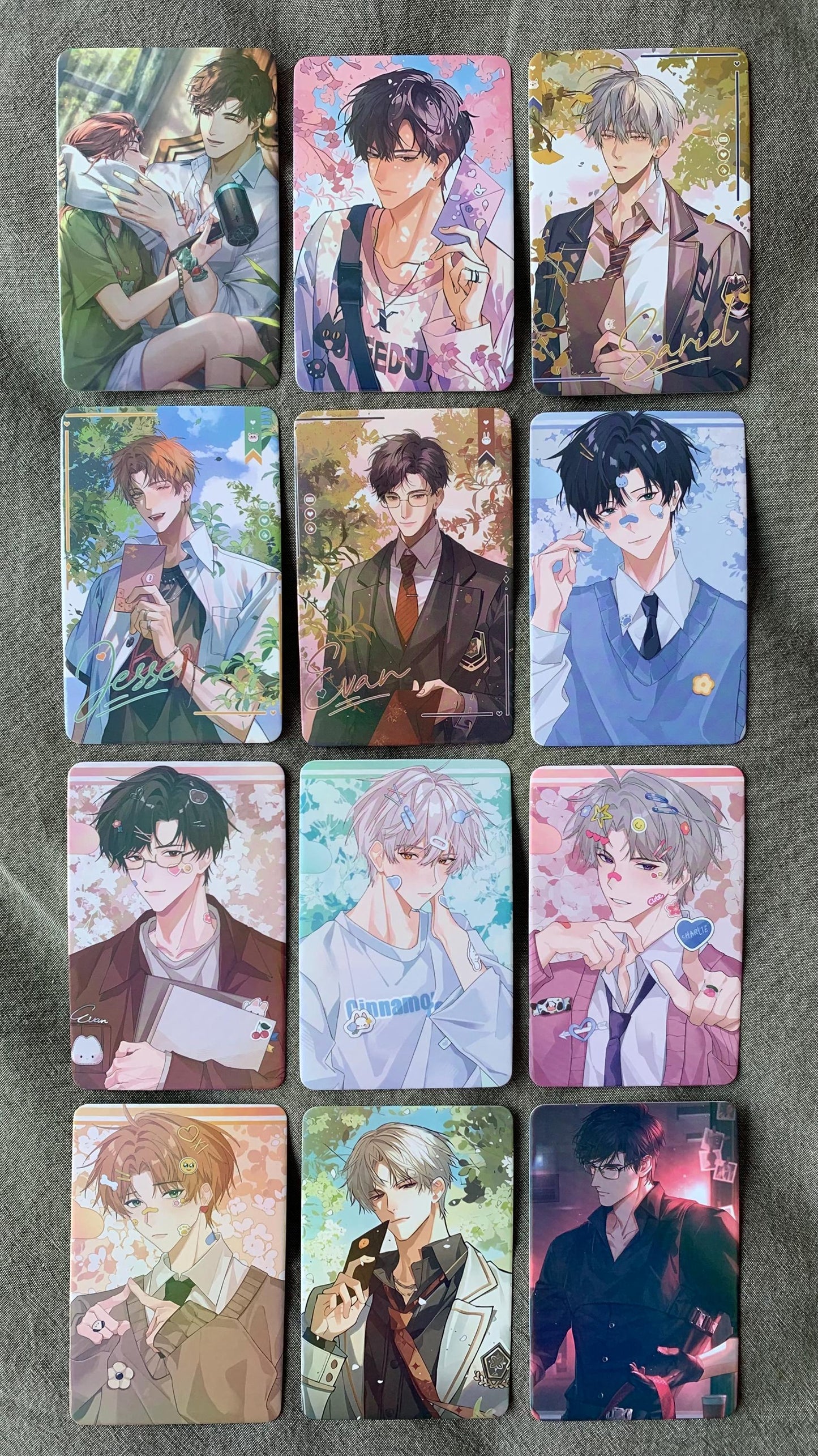 Light and Night 55pc Lomo Cards Otome Game BL manga Collectible gift C139