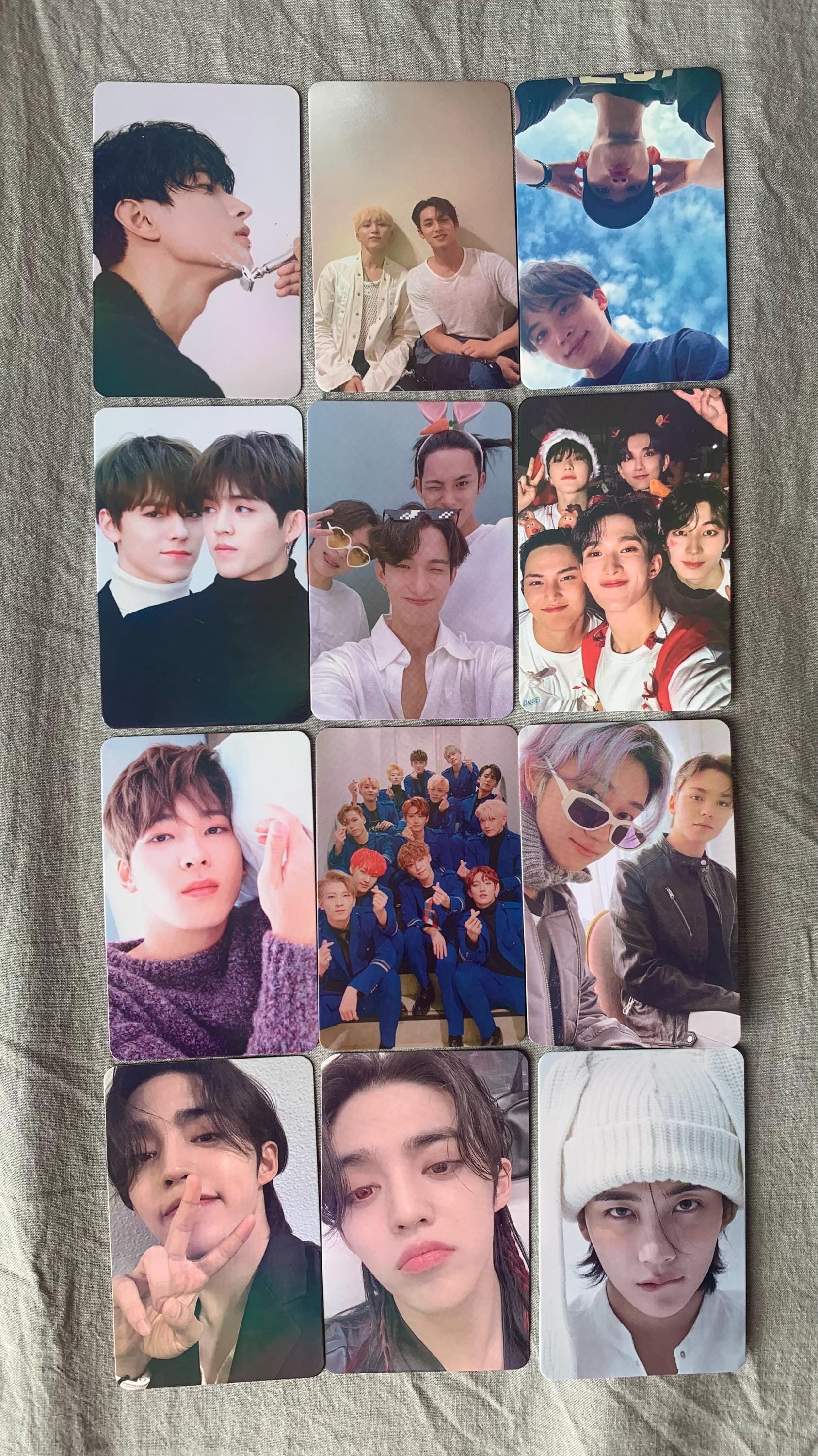 Seventeen 55pc/set Laser Photocards SCoups Jeonghan Joshua Jun Hoshi Wonwoo Woozi DK Mingyu The8 Seungkwan Vernon Dino Kpop Lomo Card C170