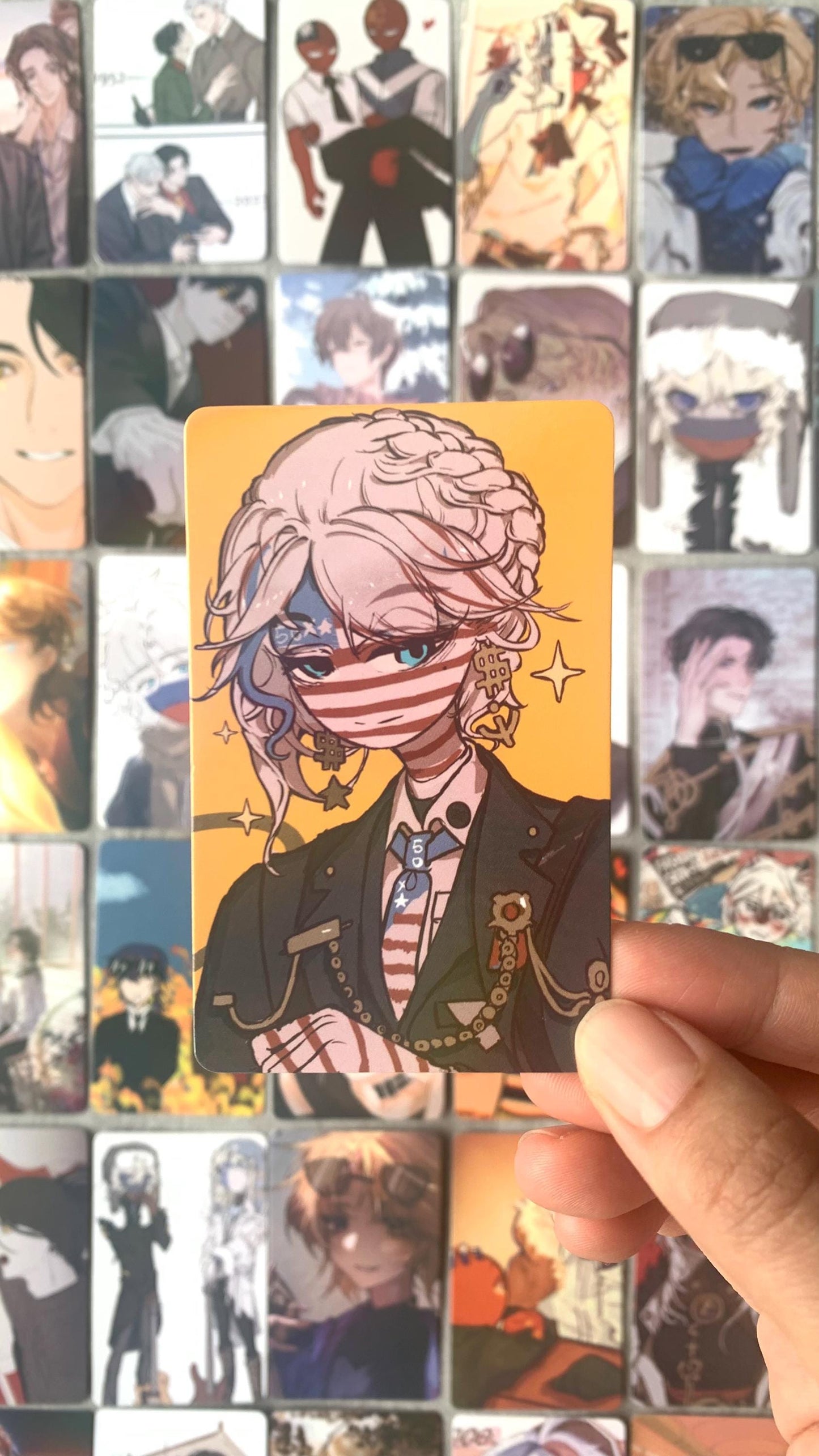 CountryHumans 55pc Laser cards C183