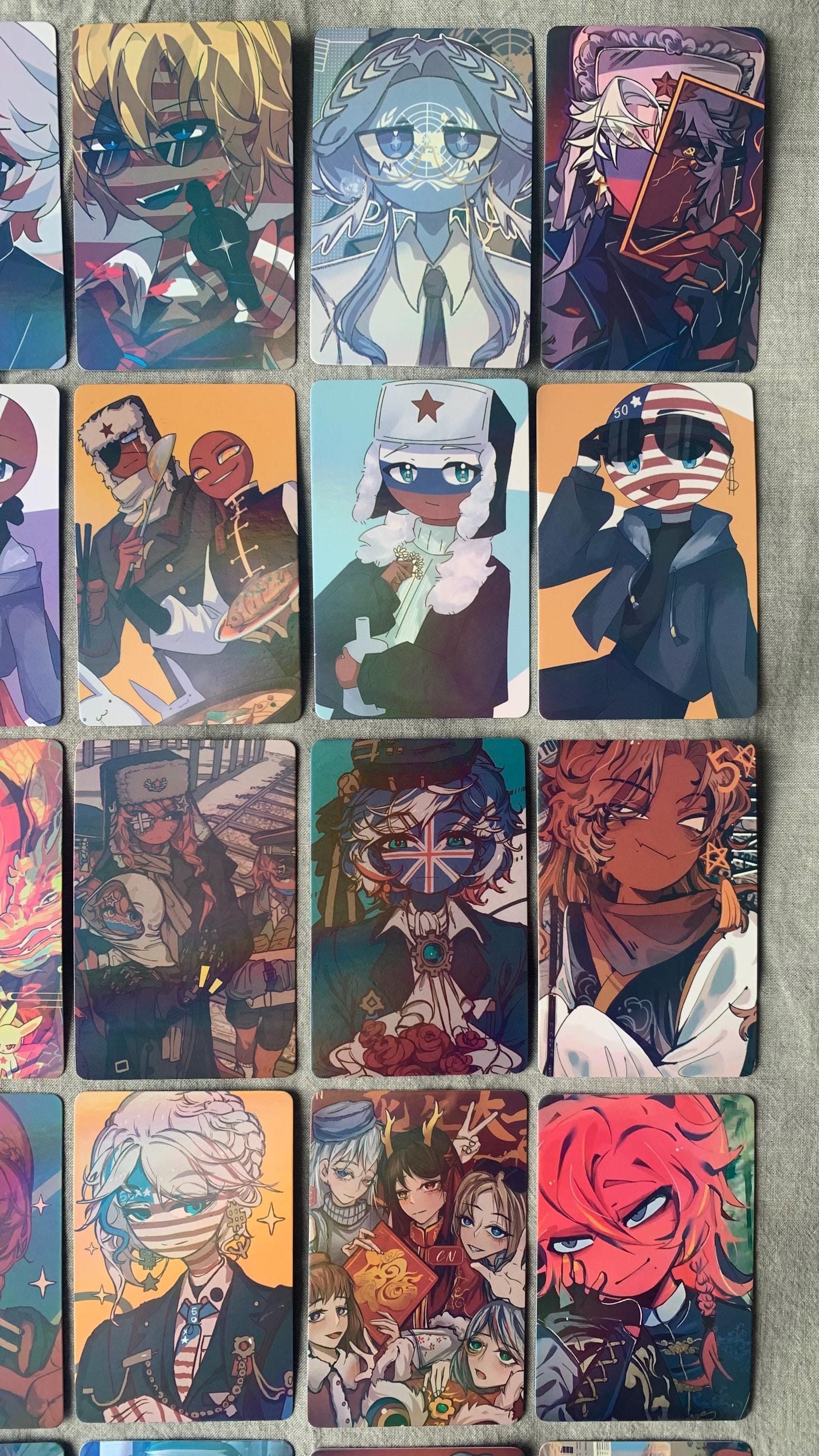 CountryHumans 55pc Laser cards C185