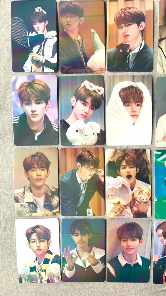 Zhang Hao 55pc/set ZEROBASEONE ZB1 laser photo cards Kpop merch lomo card C176