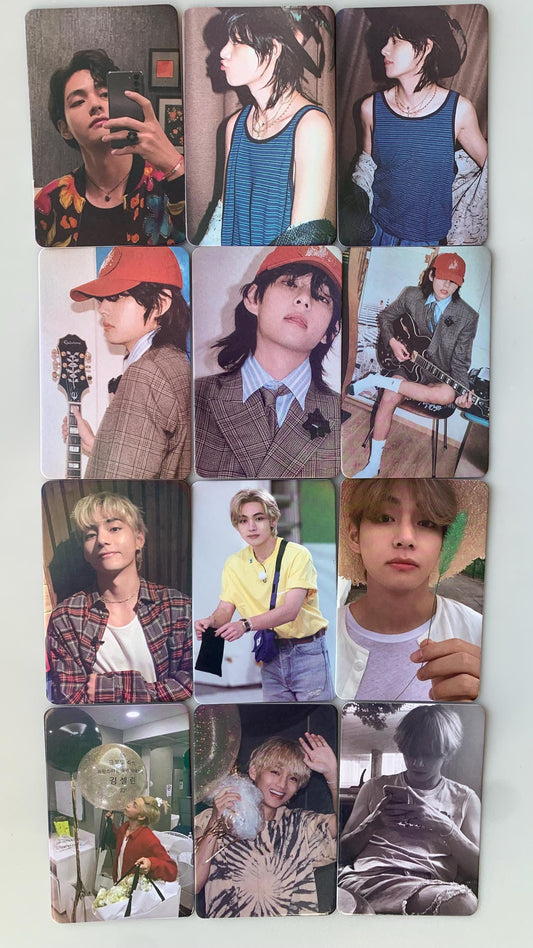 Taehyung 55pc lomo cards Kpop fan made photocards BTS gift C191