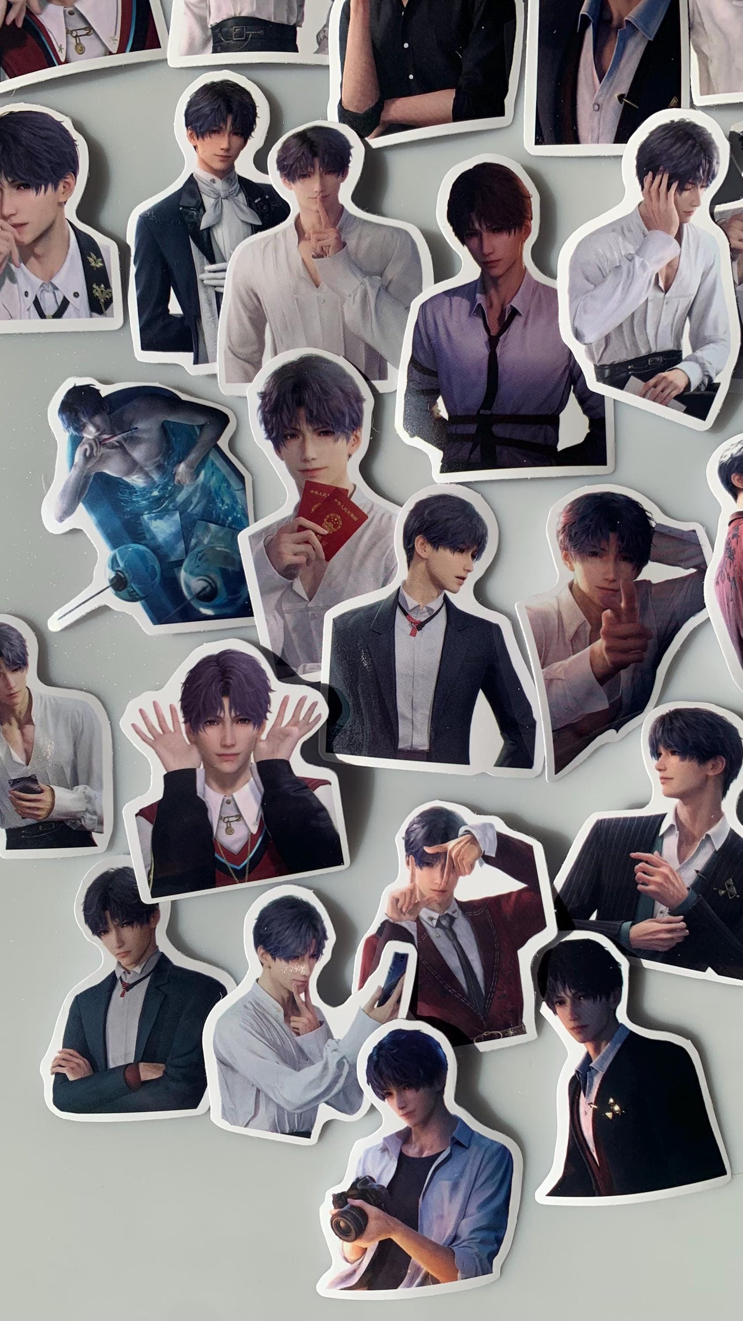 Rafayel Stickers 50pcs! Love and Deepspace Qinche Xavier Rafayel Zayne Otoge gamer Ita bag gift C226