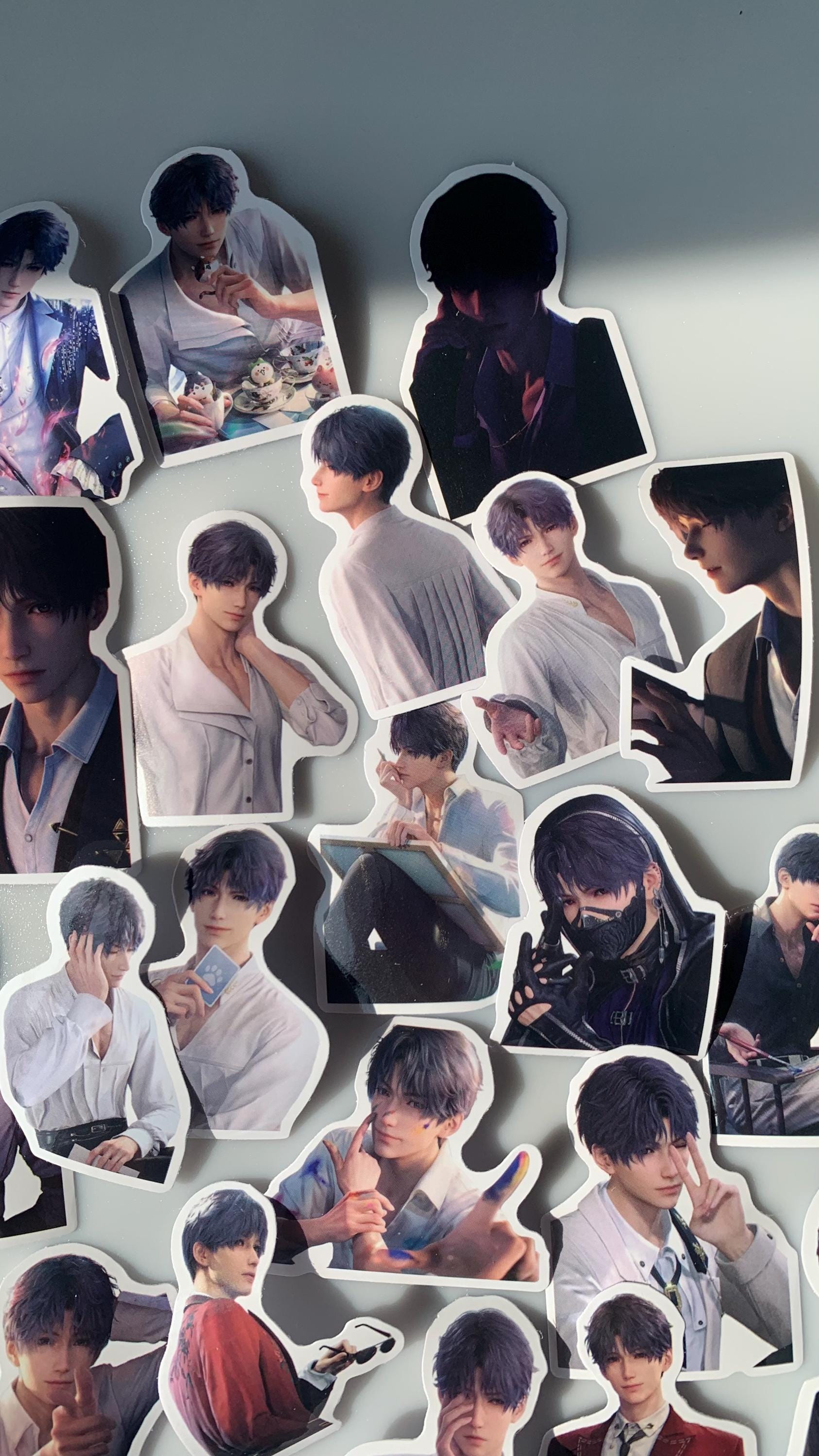 Rafayel Stickers 50pcs! Love and Deepspace Qinche Xavier Rafayel Zayne Otoge gamer Ita bag gift C226