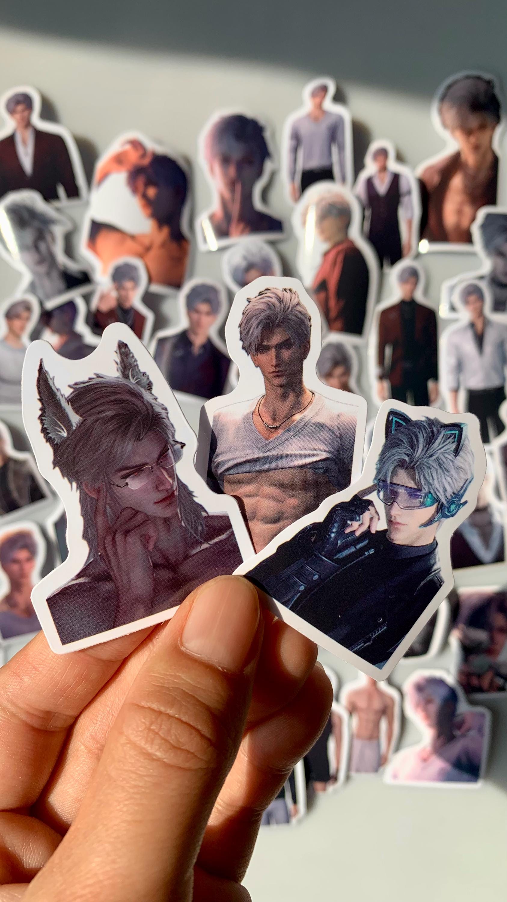 Sylus Stickers 50pcs! Love and Deepspace Qinche Xavier Rafayel Zayne Otoge gamer Ita bag gift C230