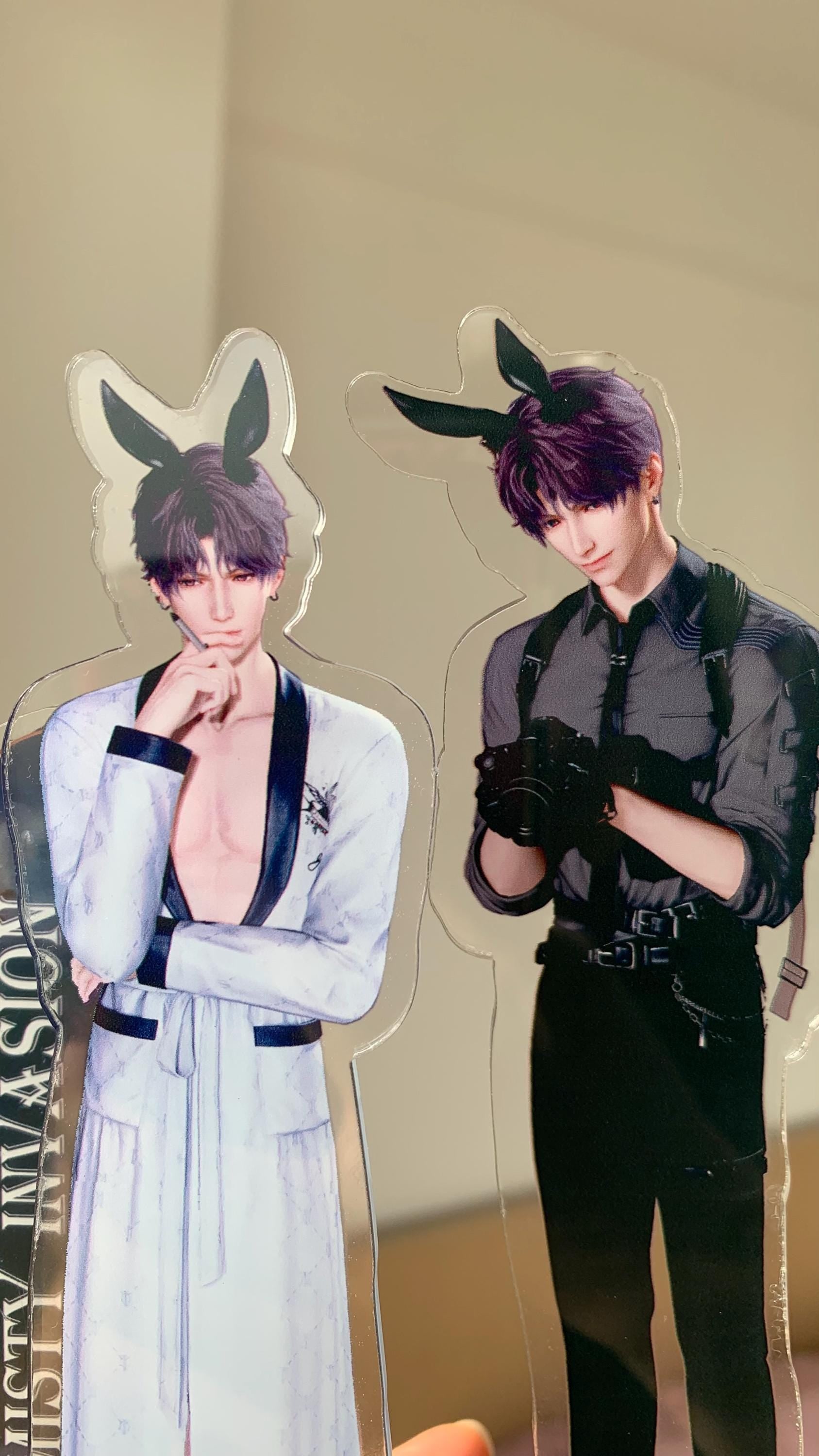 Rafayel Bunnies Stands! Love and Deepspace Qinche Xavier Rafayel Zayne Otoge gamer Ita bag gift C239