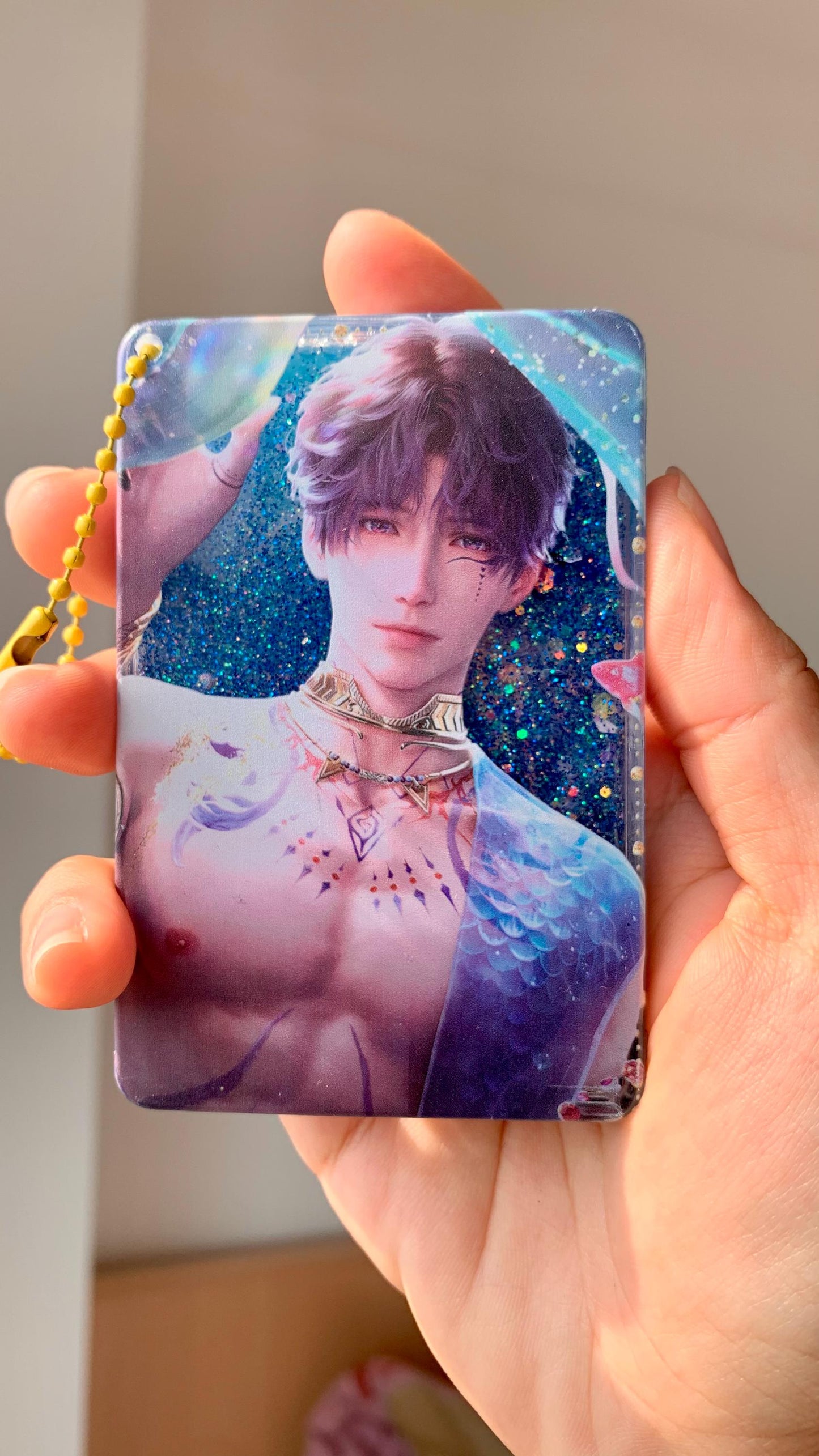 2pcs/set Sylus quicksand keychain and ticket block! Love and Deepspace Xavier Rafayel Zayne Otoge gamer gift C242