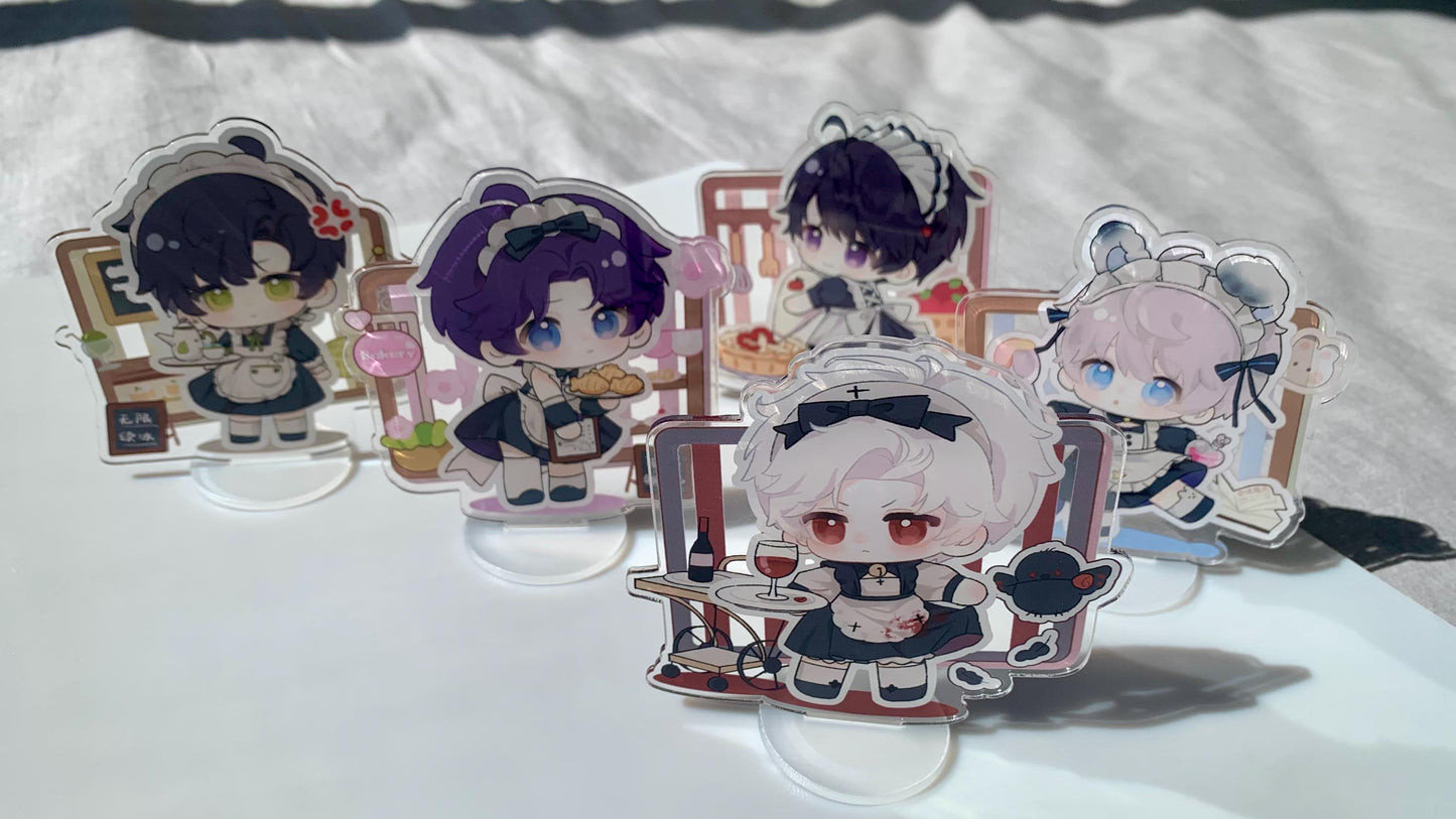 Chibi Standees! Love and Deepspace Sylus Xavier Rafayel Zayne Caleb Otoge gamer gift C199