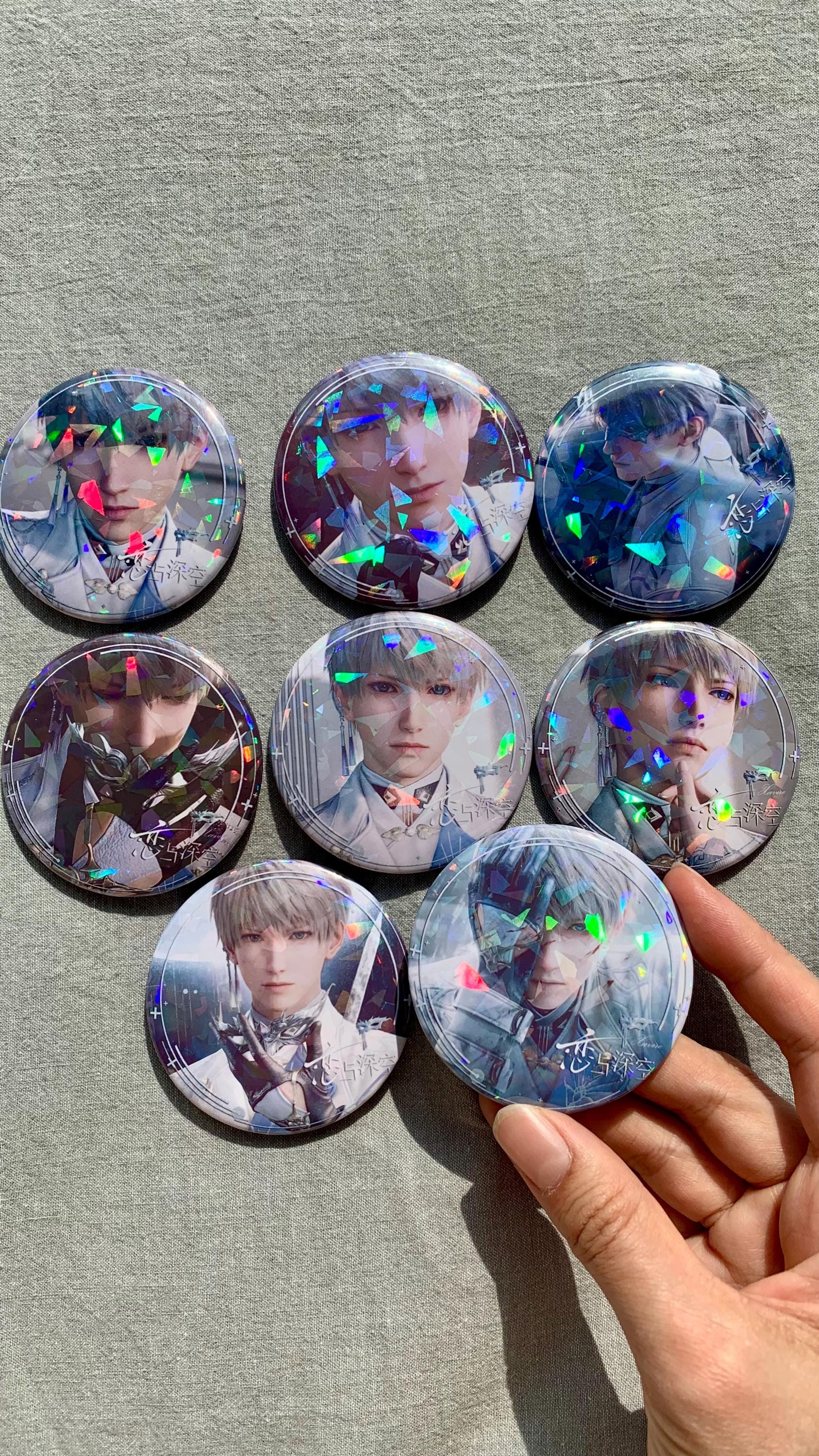 Badges of Xavier - Love and Deepspace Qinche Xavier Rafayel Zayne Otoge gamer Ita bag gifts C235