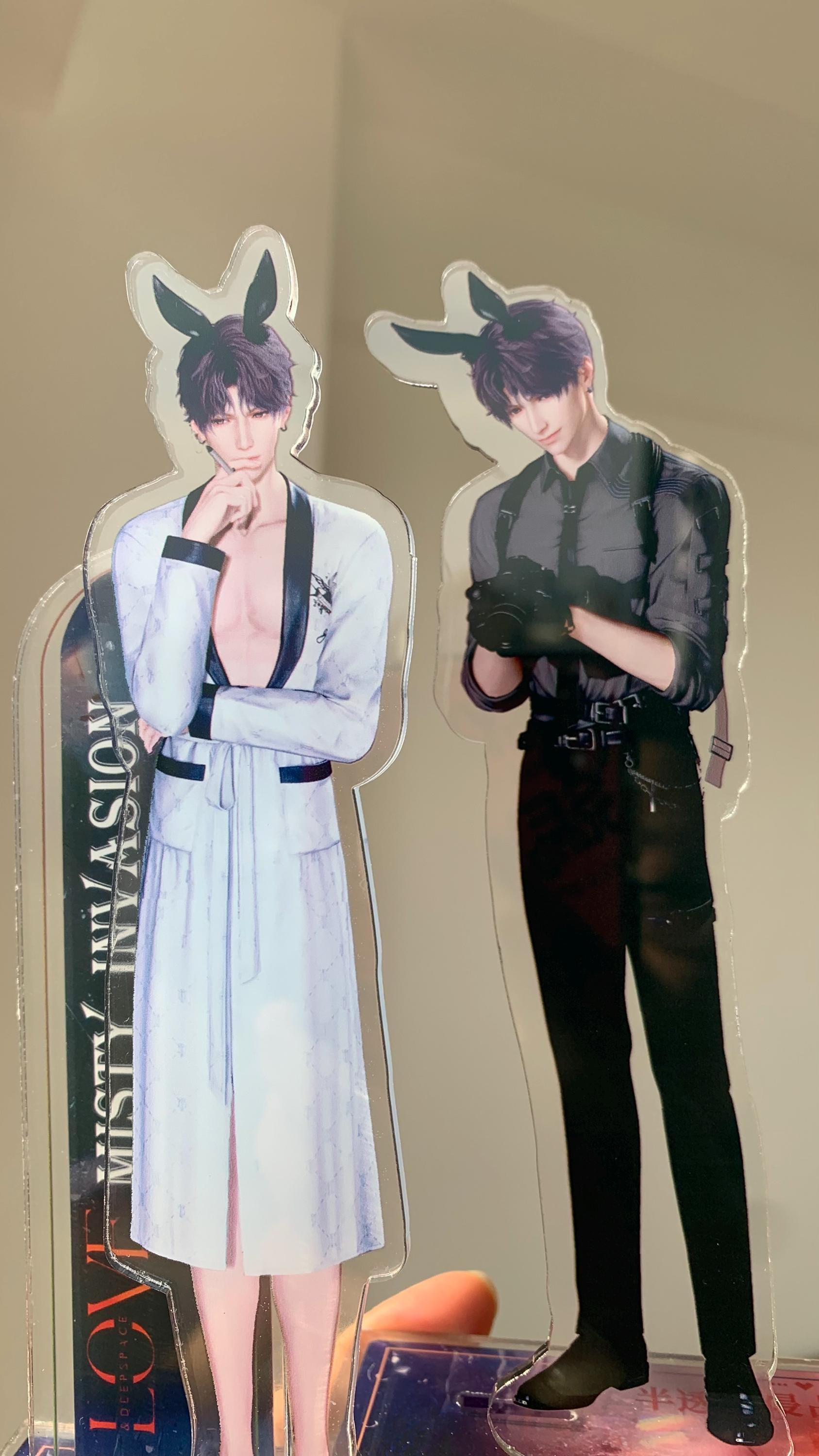 Rafayel Bunnies Stands! Love and Deepspace Qinche Xavier Rafayel Zayne Otoge gamer Ita bag gift C239