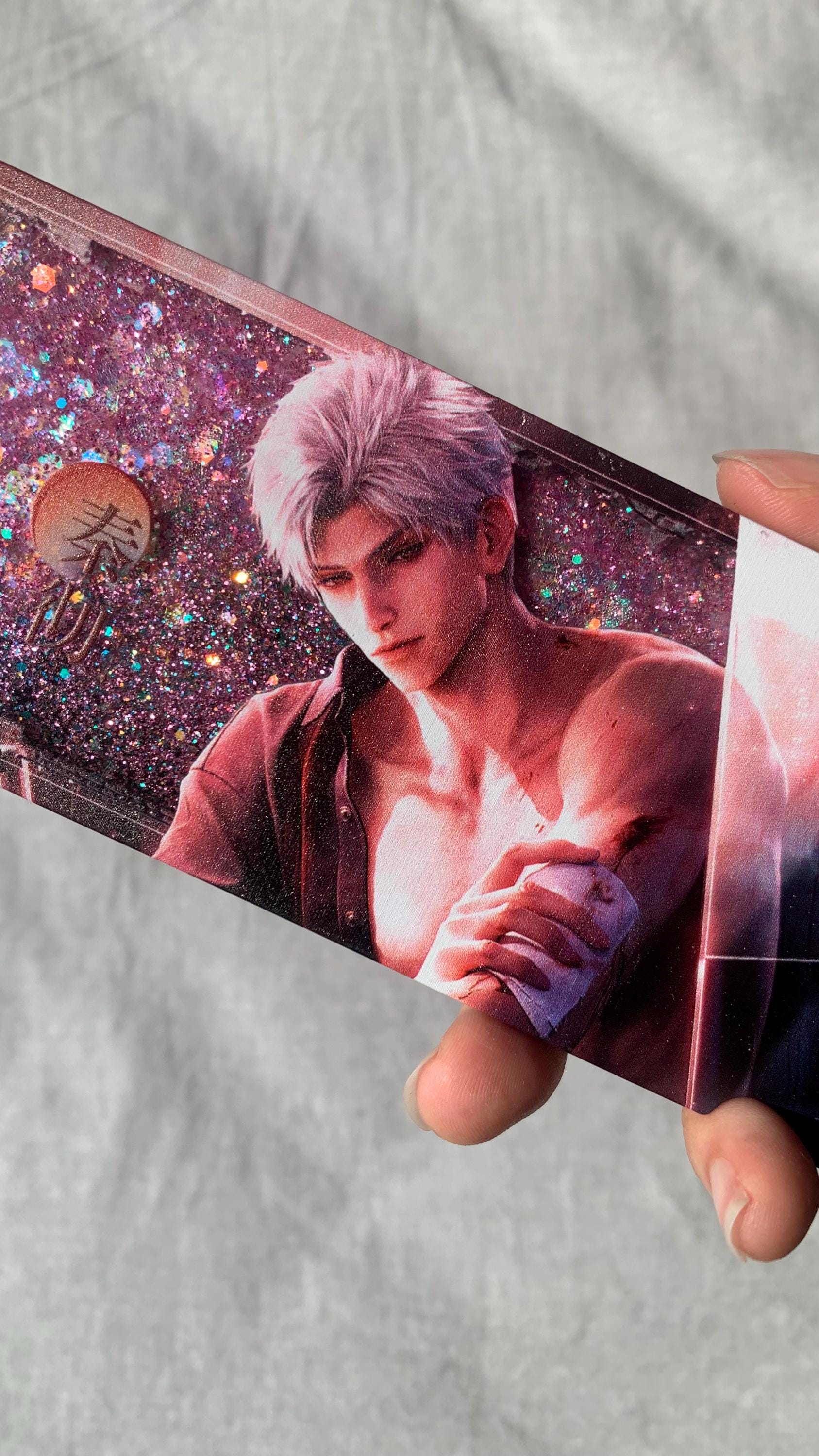 2pcs/set Sylus quicksand keychain and acrylic block! Love and Deepspace Sylus Xavier Rafayel Zayne Otoge gamer gift C242