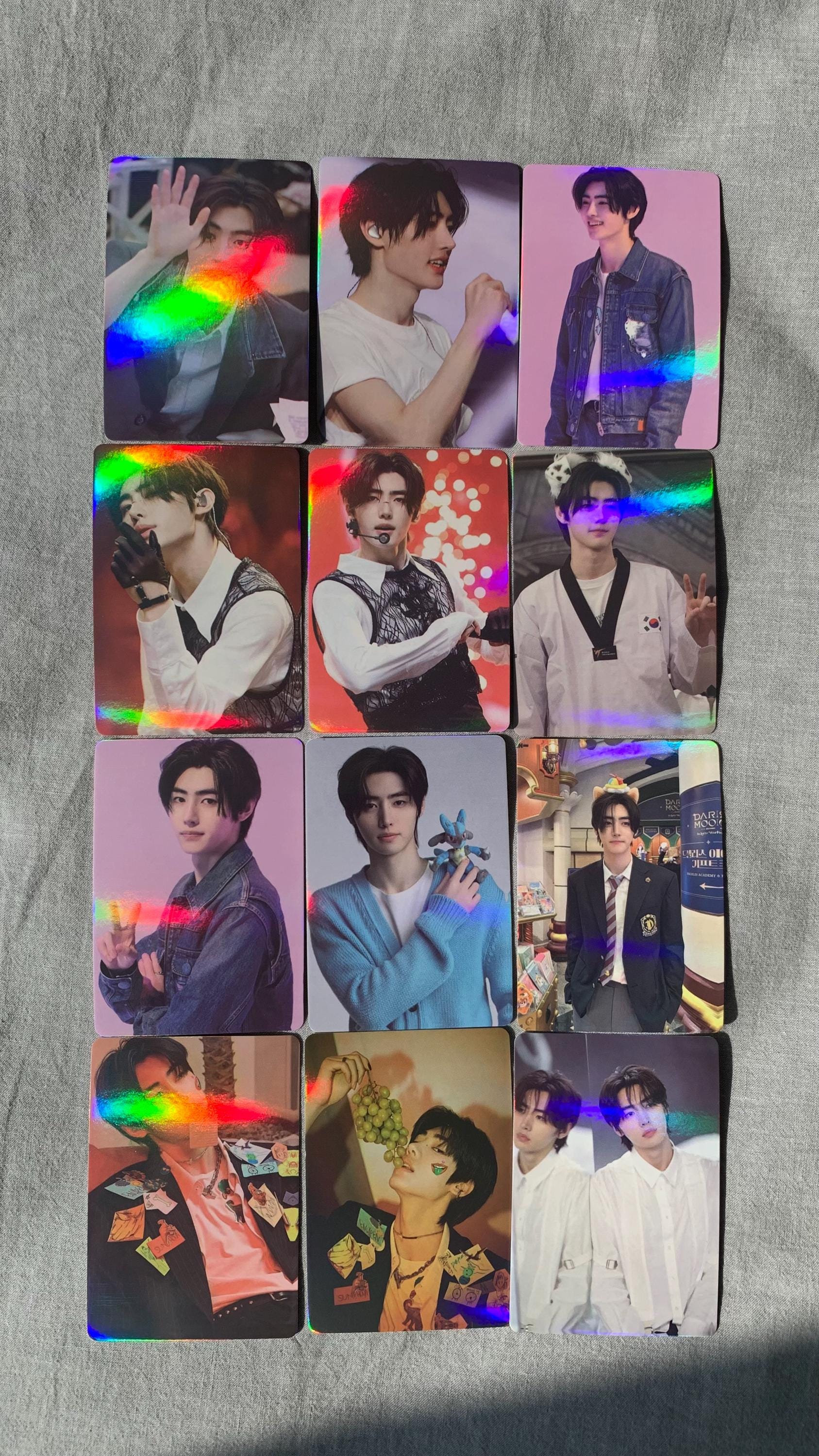 Sunghoon 55pc/set laser cards Enhypen Kpop boy group merch lomo photocards C275