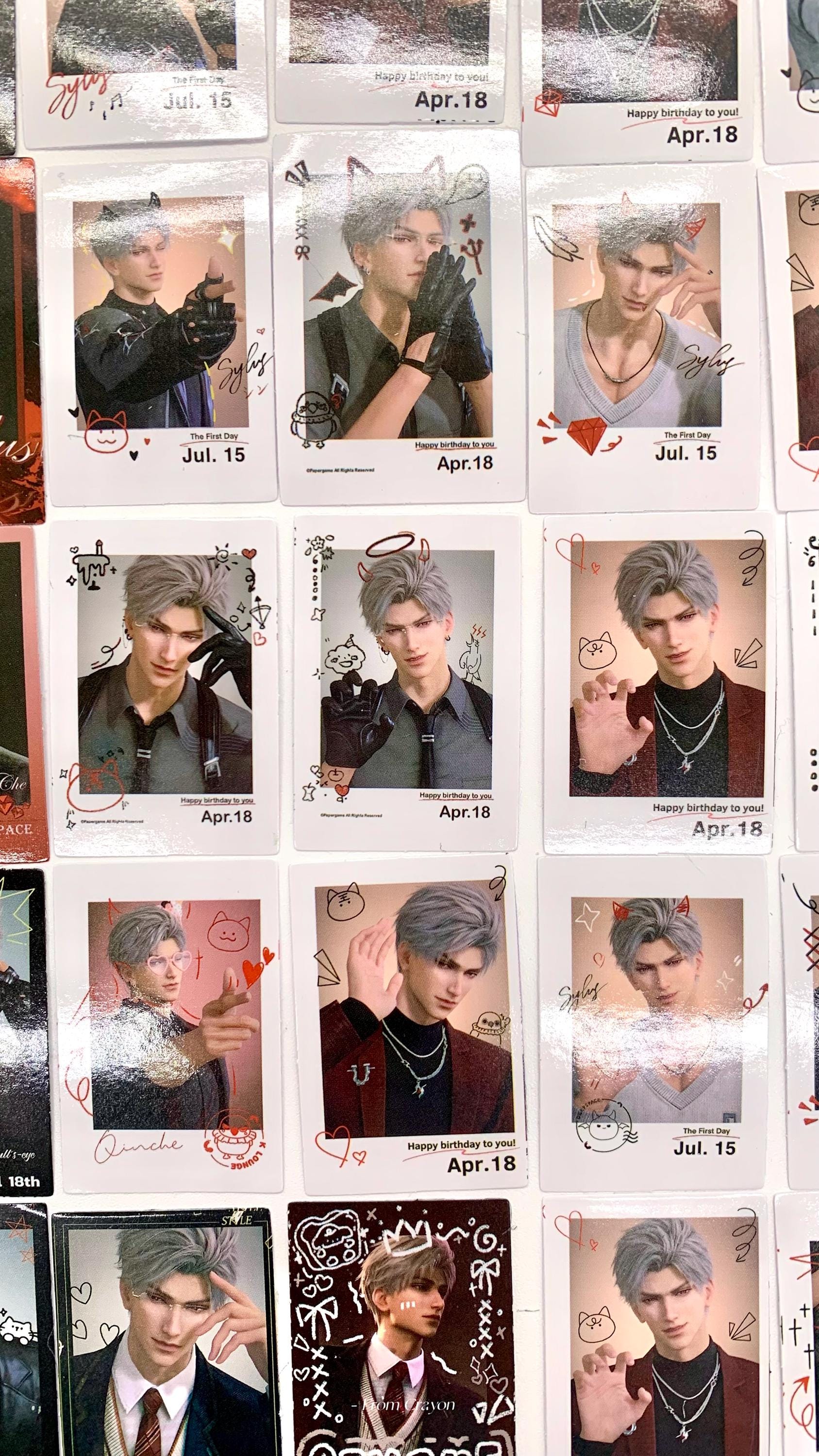 Sylus Stickers 50pcs! Love and Deepspace Qinche Xavier Rafayel Zayne Otome gamer Ita bag gift C343