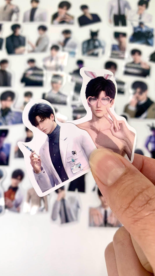 Zayne Stickers 50pcs! Love and Deepspace Qinche Xavier Rafayel Zayne Otoge gamer Ita bag gift C345