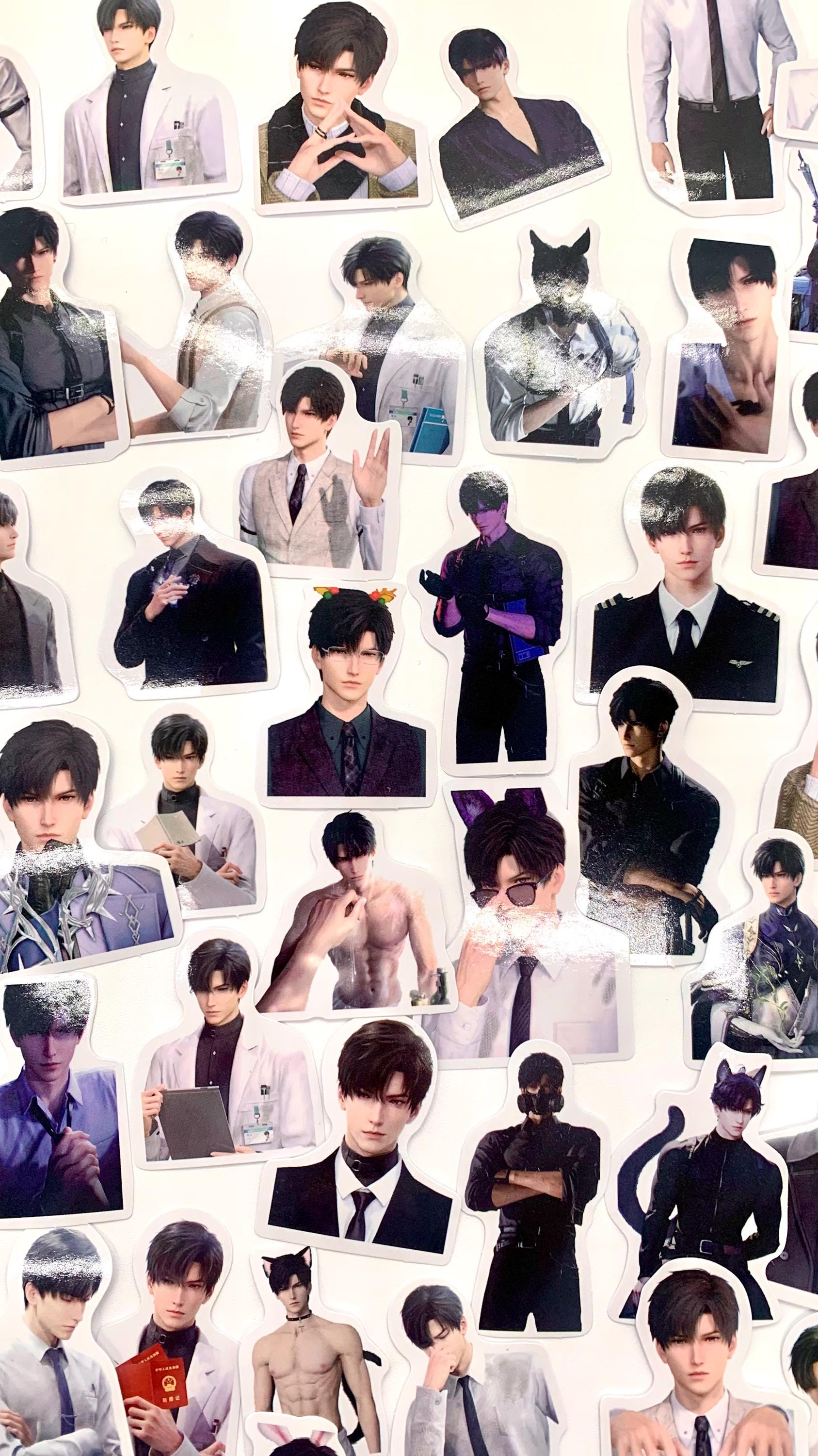 Zayne Stickers 50pcs! Love and Deepspace Qinche Xavier Rafayel Zayne Otoge gamer Ita bag gift C345