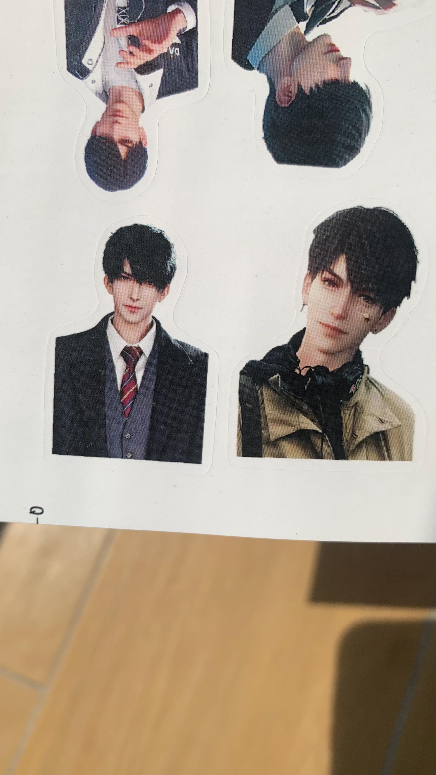 Caleb Stickers 48pcs! Love and Deepspace Qinche Xavier Rafayel Zayne Otome gamer Ita bag gift C352