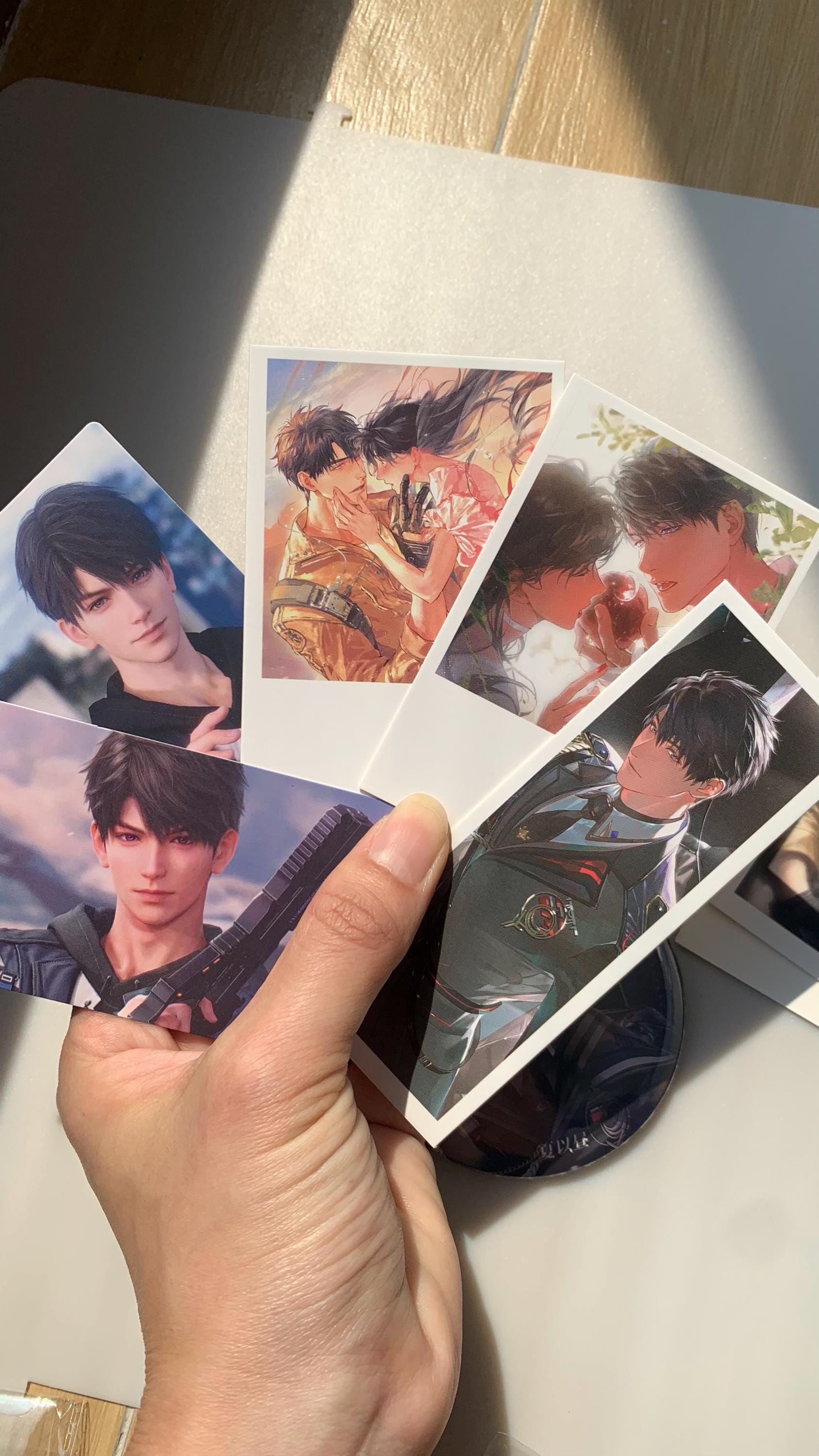 16pcs/set Caleb gift set! Love and Deepspace Xavier Rafayel Zayne Sylus Otome gamer gift C361