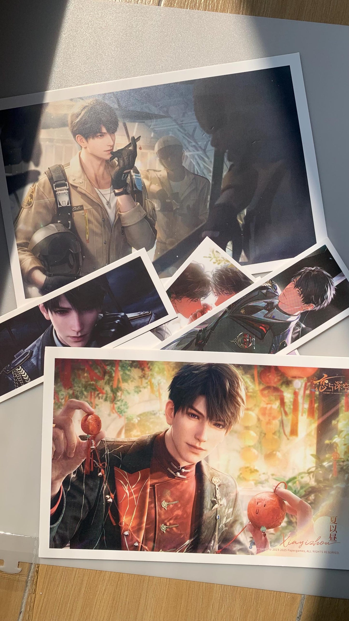 16pcs/set Caleb gift set! Love and Deepspace Xavier Rafayel Zayne Sylus Otome gamer gift C361