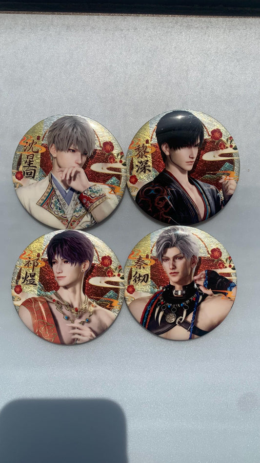 LaDS Badges! Sylus Xavier Rafayel Zayne Love and Deepspace Otome gamer gift C369