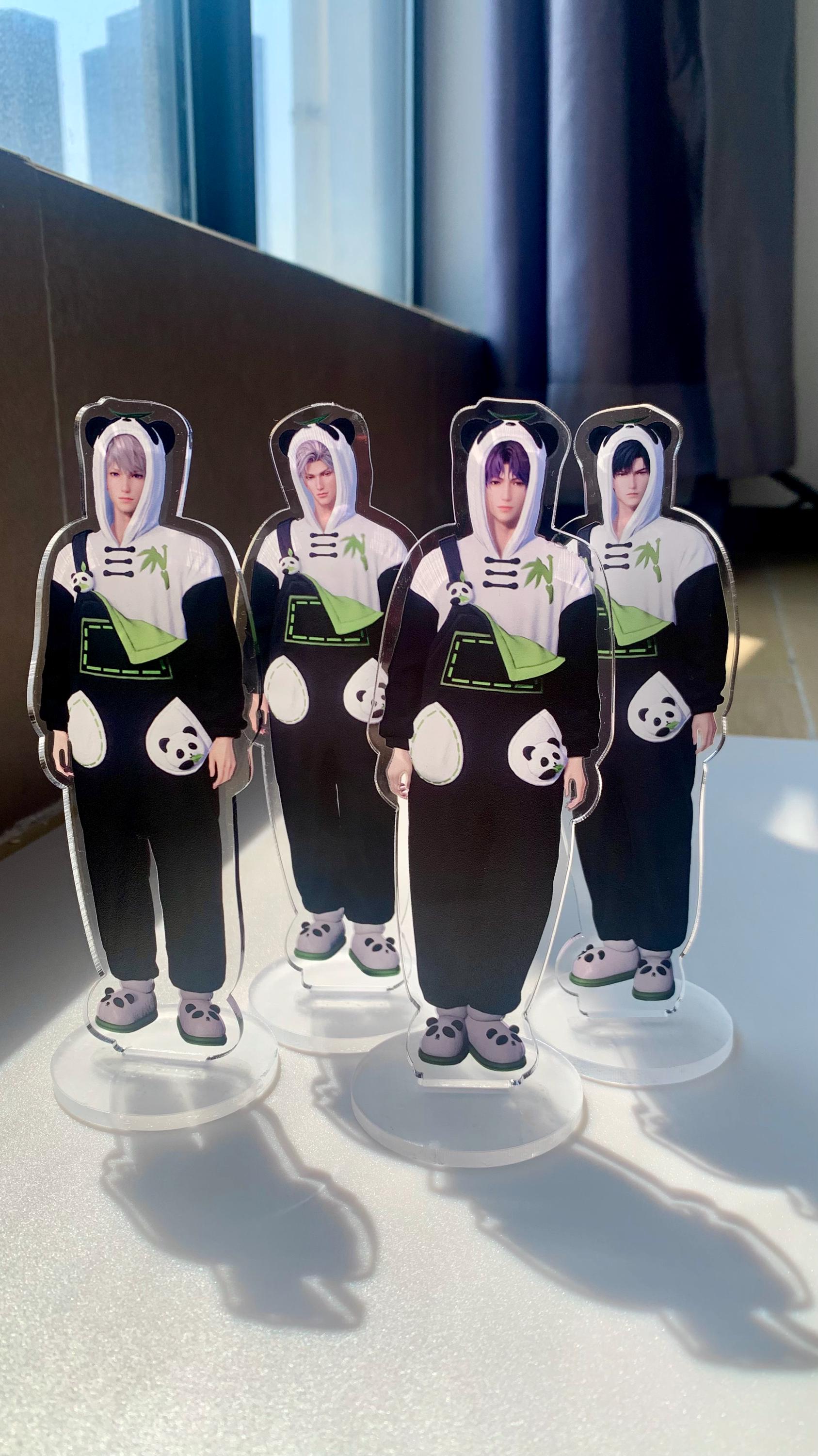 LaDS Panda Stands! Sylus Xavier Rafayel Zayne Love and Deepspace Otome gamer gift C372