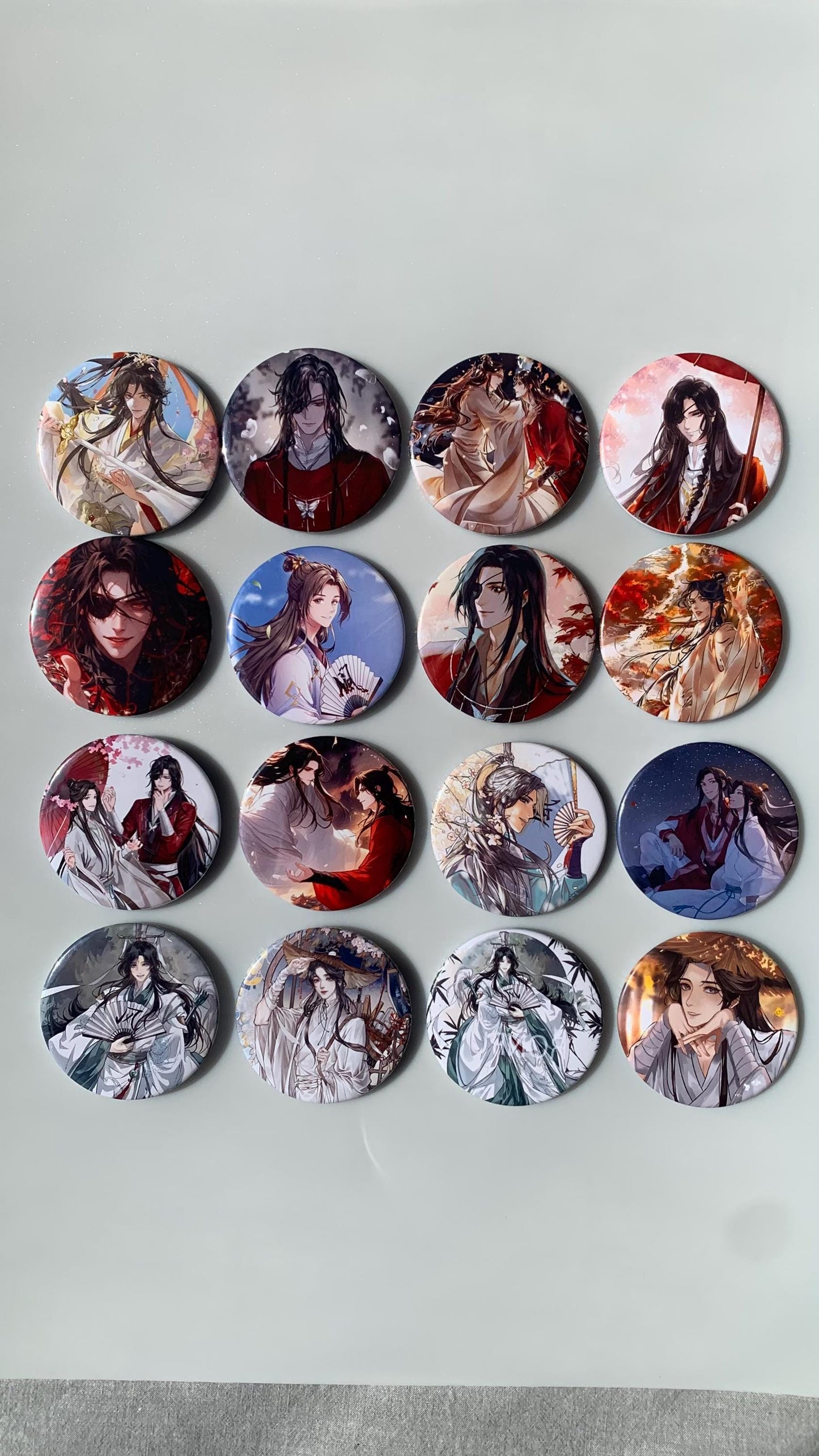 16pc/set TGCF badges! Heaven Officials Blessing Hua Cheng Xie Lian Tian Guan Ci Fu manghua goodies C336