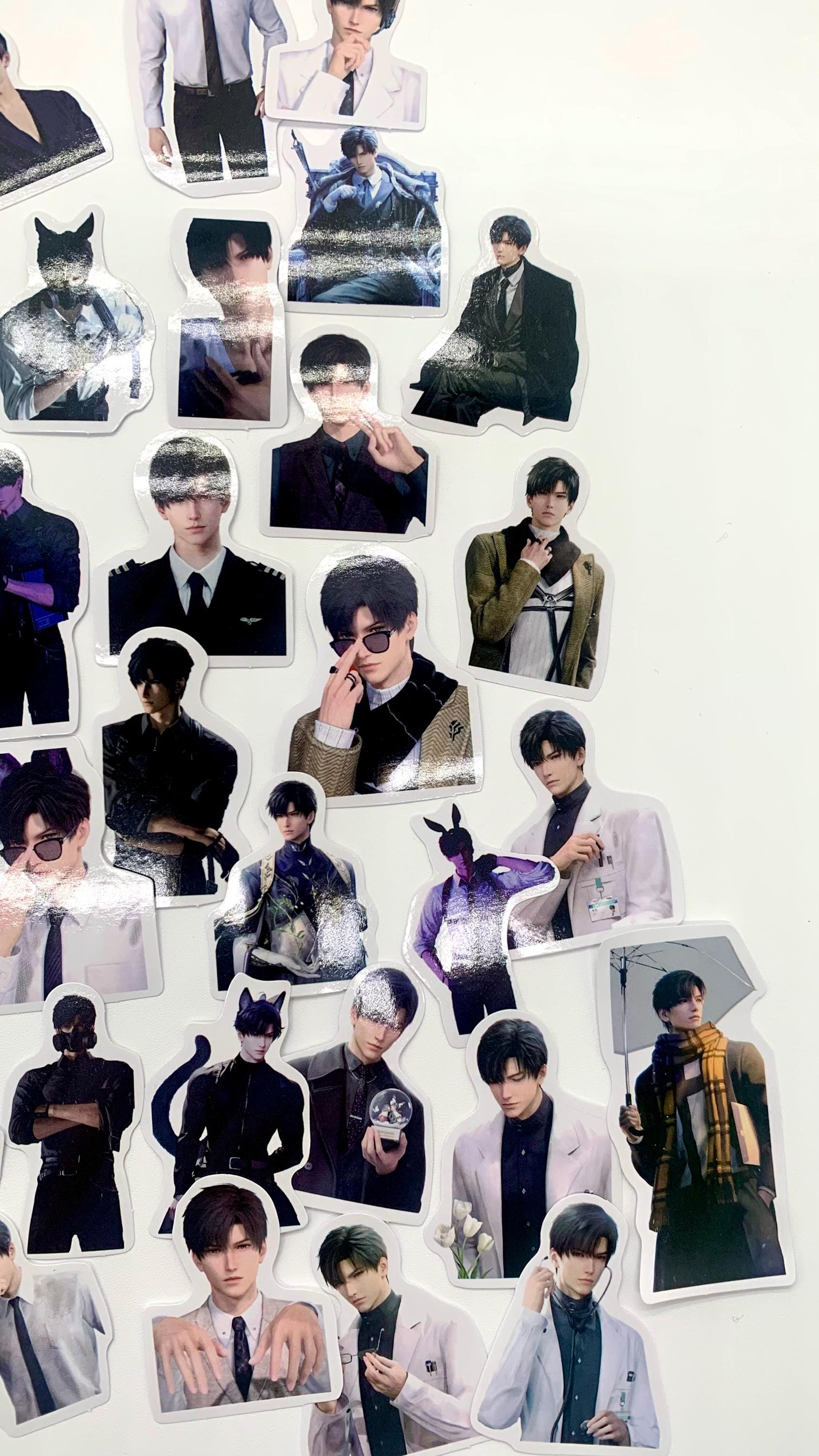 Zayne Stickers 50pcs! Love and Deepspace Qinche Xavier Rafayel Zayne Otoge gamer Ita bag gift C345