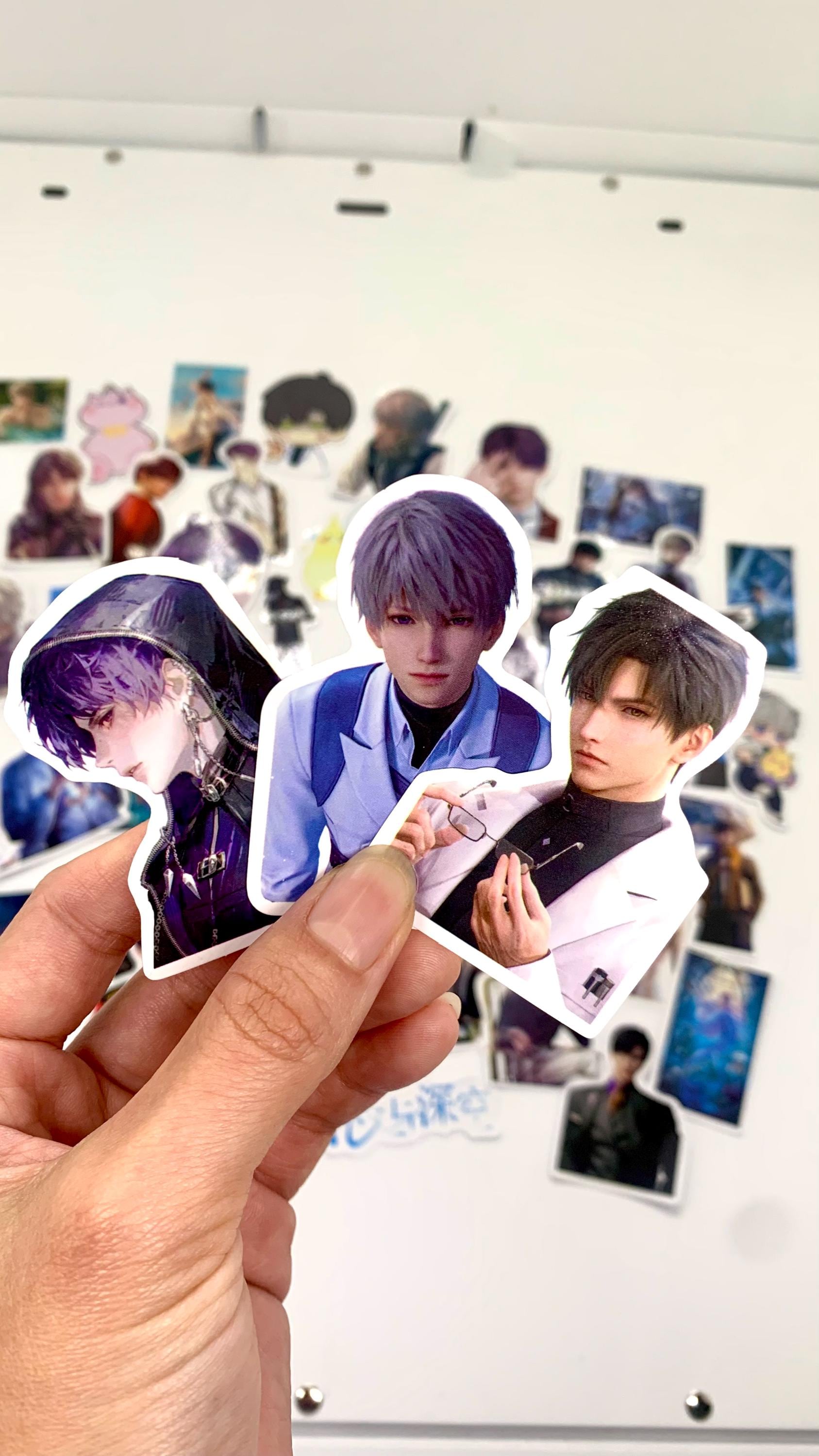 LADs Stickers 50pcs! Love and Deepspace Xavier Rafayel Zayne Otome gamer Ita bag gift C346
