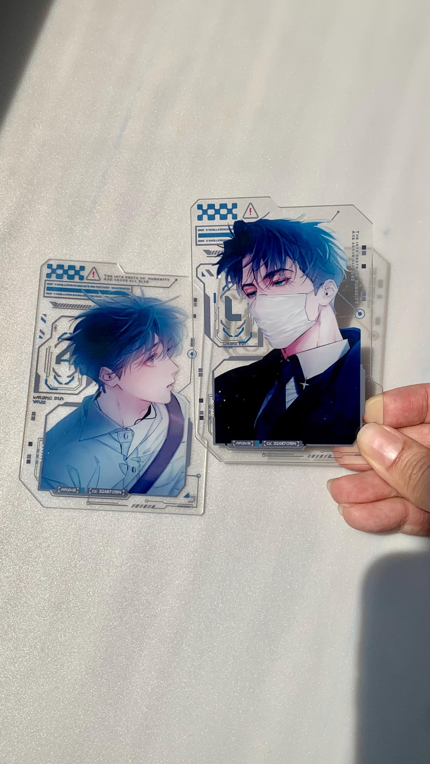 Little Mushroom Transparent Cards! Wrong But Still Right Lu Feng An Zhe Yaoi Korean Manhua SciFi BL manga C348