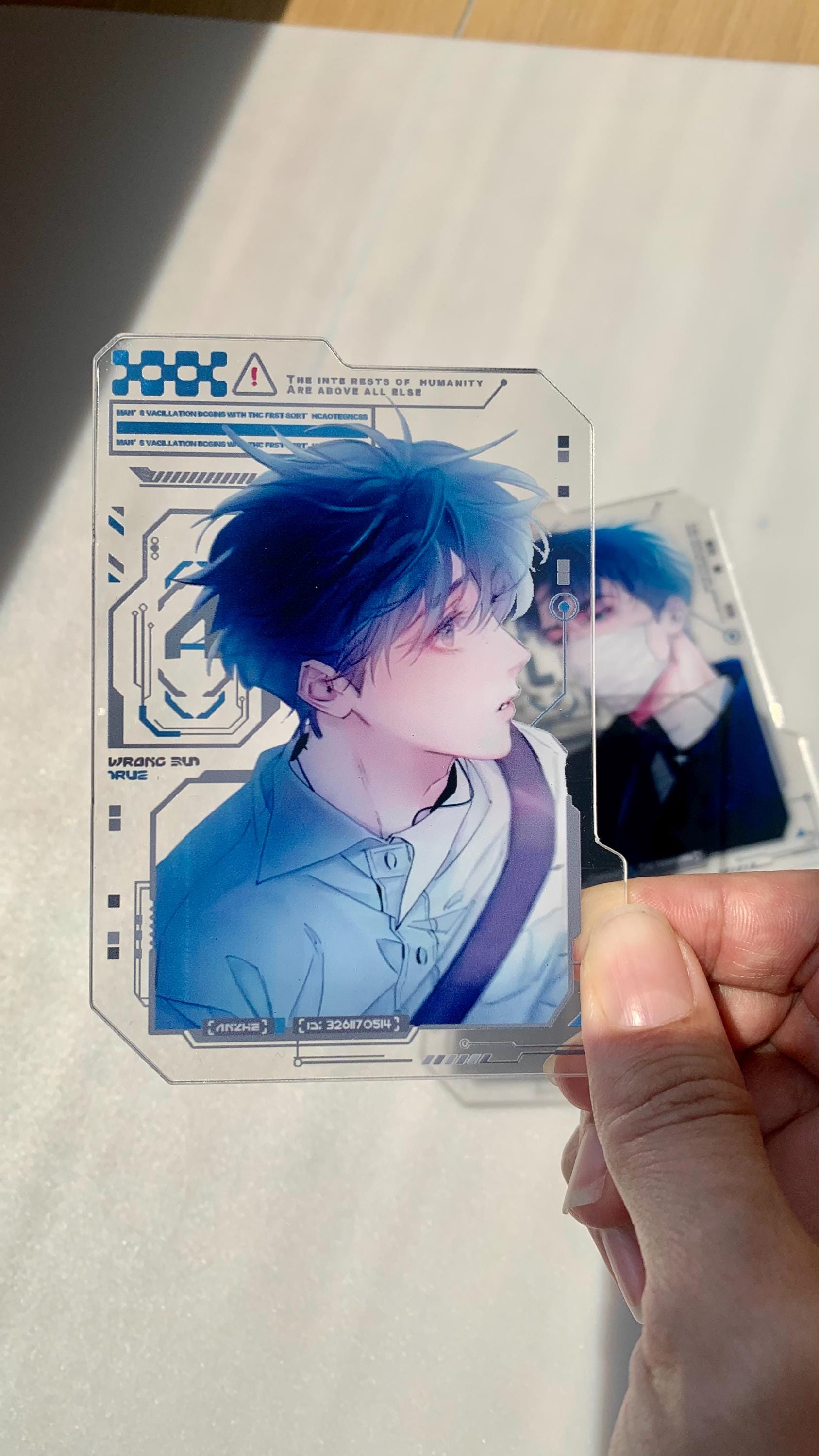 Little Mushroom Transparent Cards! Wrong But Still Right Lu Feng An Zhe Yaoi Korean Manhua SciFi BL manga C348