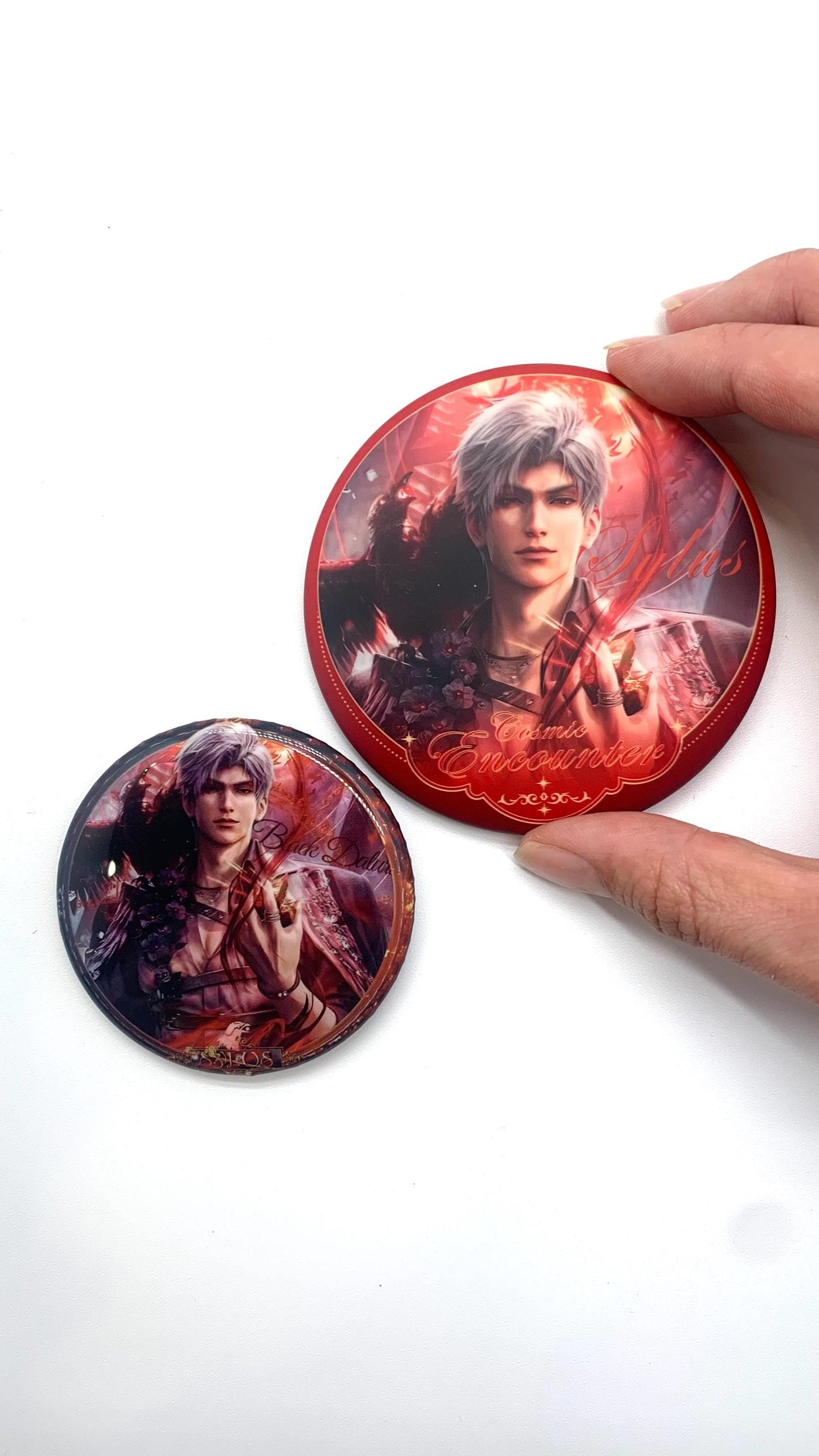 LaDS Badges Set! Love and Deepspace Sylus Xavier Rafayel Zayne Otome gamer gift C350