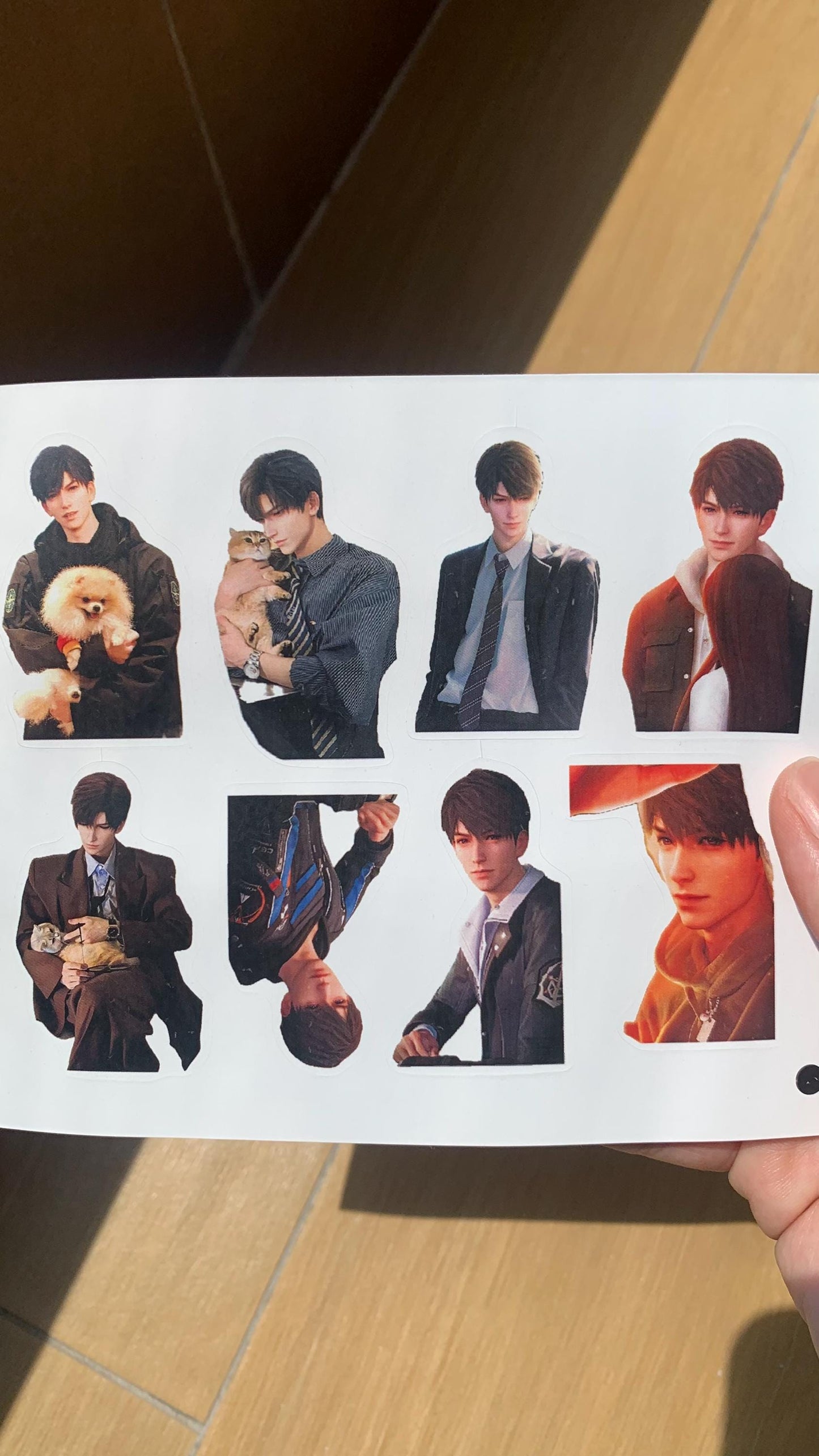 Caleb Stickers 48pcs! Love and Deepspace Qinche Xavier Rafayel Zayne Otome gamer Ita bag gift C352