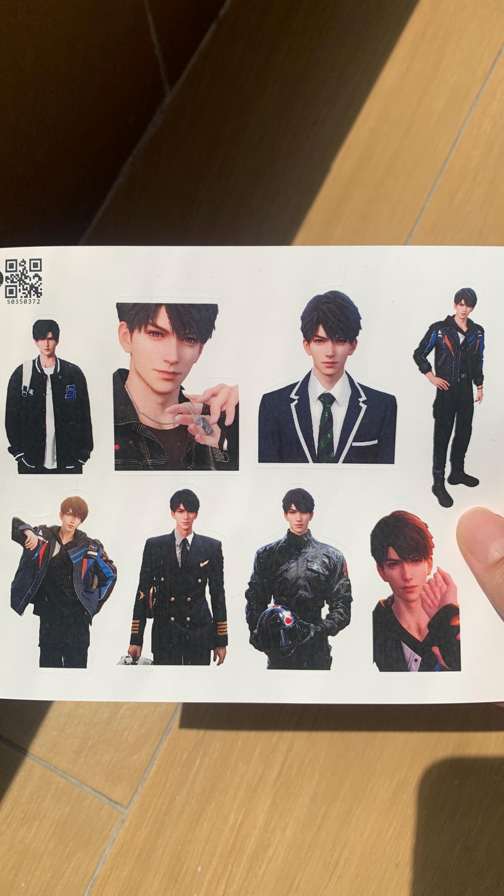 Caleb Stickers 48pcs! Love and Deepspace Qinche Xavier Rafayel Zayne Otome gamer Ita bag gift C352