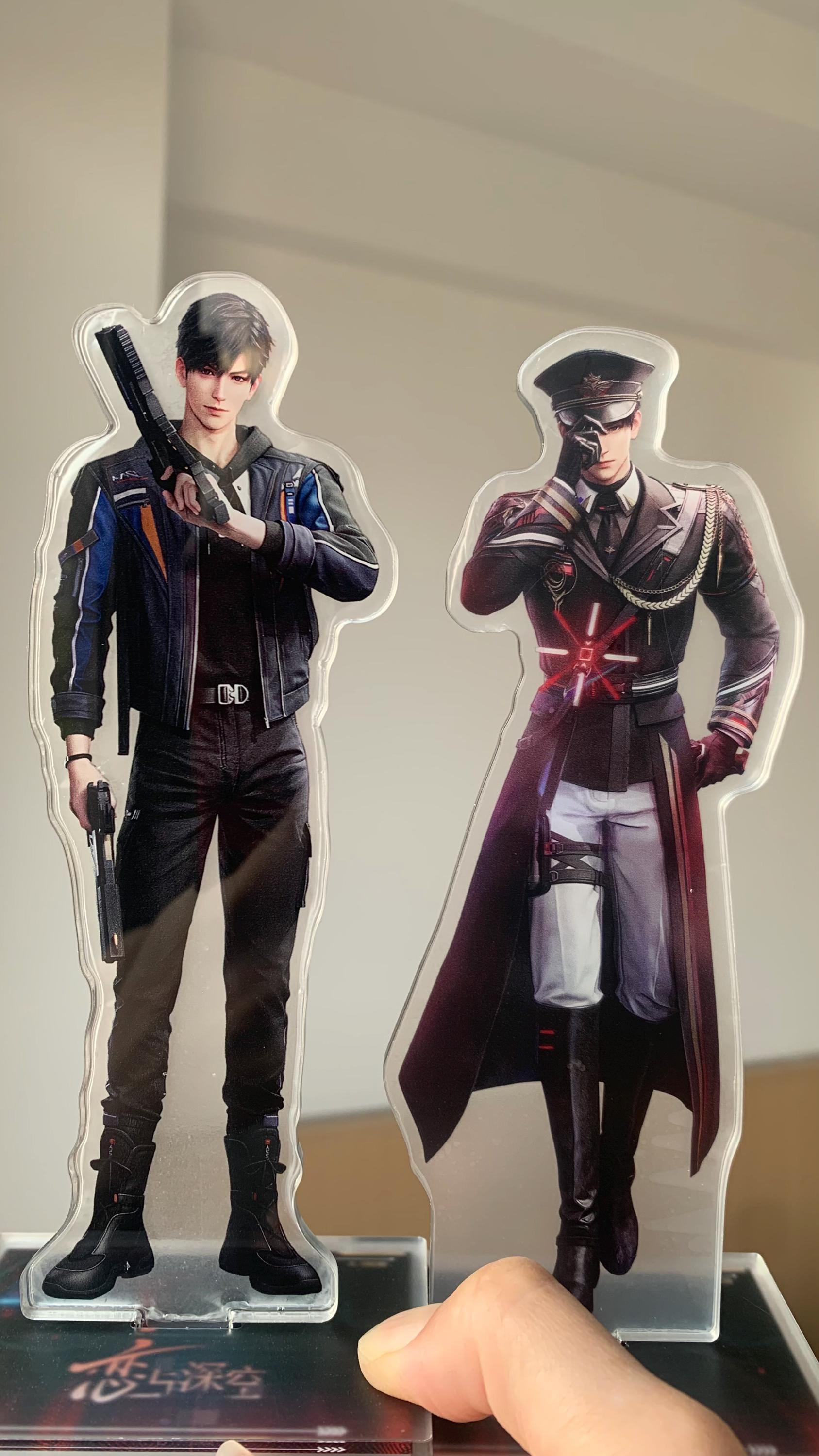 Caleb Stands Set! Love and Deepspace Qinche Xavier Rafayel Zayne Otome gamer Ita bag gift C366