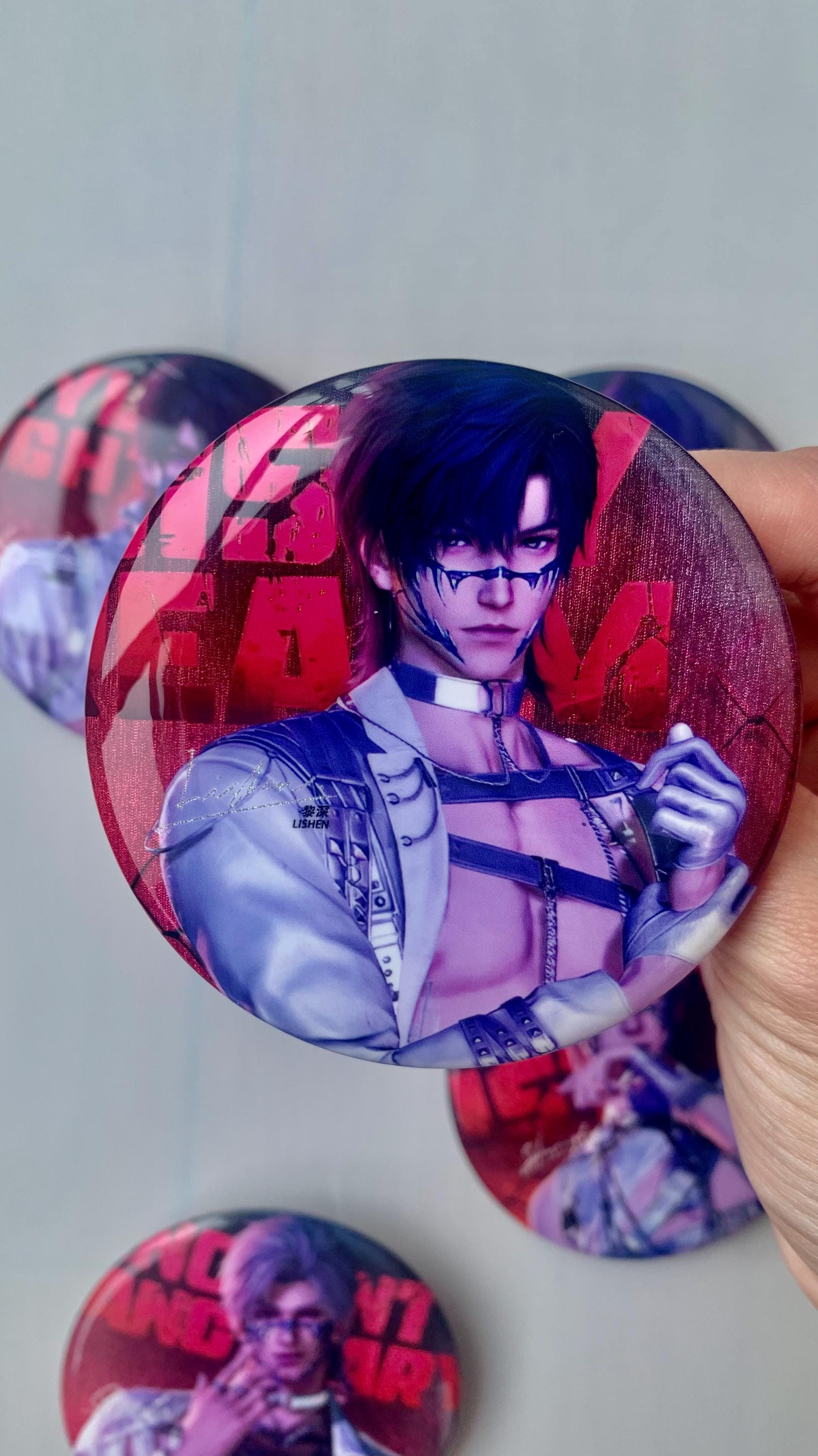 LaDS Badges Set! Love and Deepspace Tomorrow Nowhere To Escape Sylus Caleb Xavier Rafayel Zayne Otome gamer gift C371