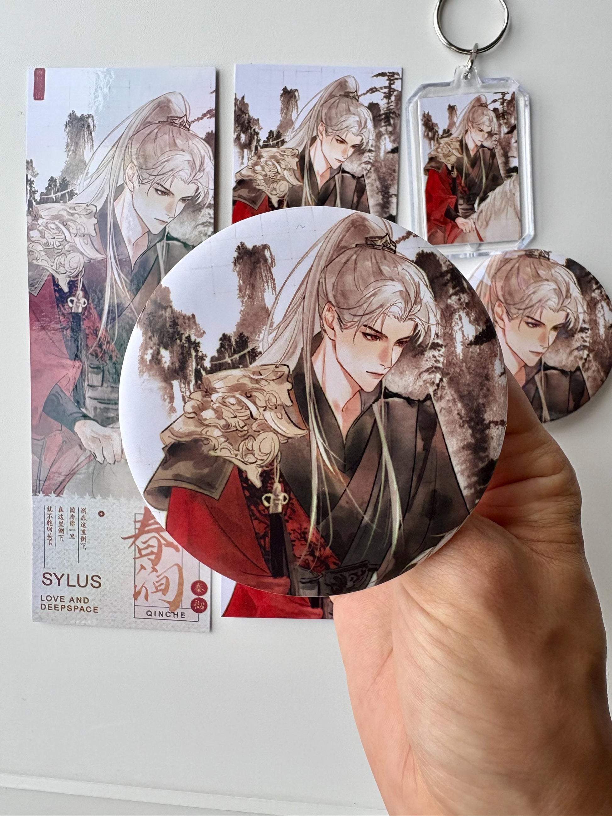 6pc/set Sylus badges & cards! Love and Deepspace Zayne Rafayel Caleb Xavier Otome gamer gift C380