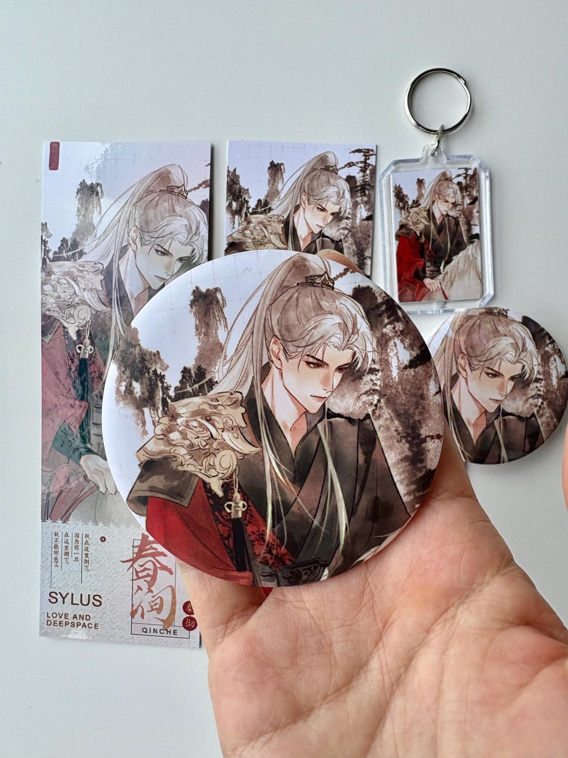 6pc/set Sylus badges & cards! Love and Deepspace Zayne Rafayel Caleb Xavier Otome gamer gift C380