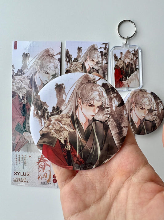 6pc/set Sylus badges & cards! Love and Deepspace Zayne Rafayel Caleb Xavier Otome gamer gift C380