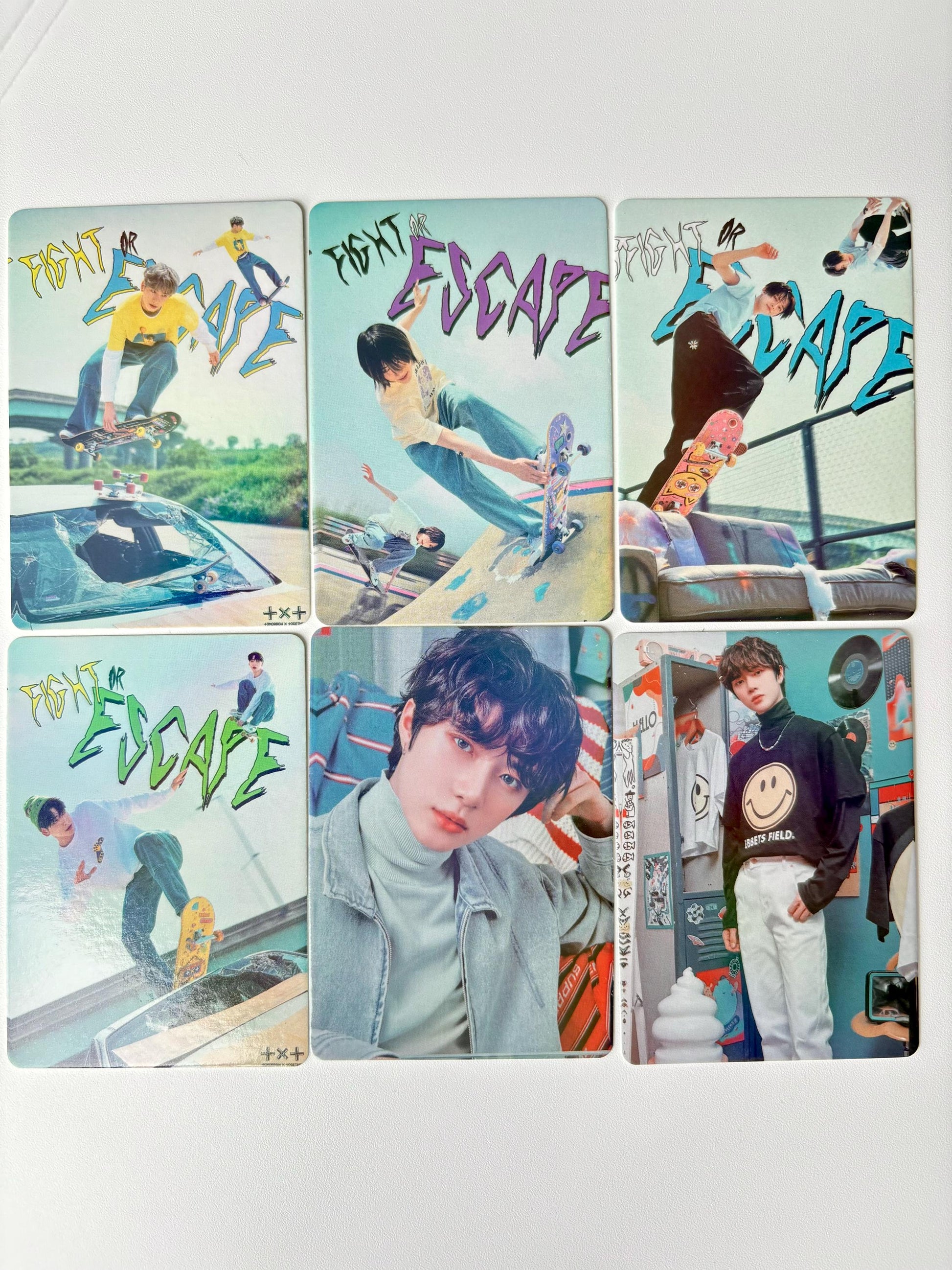 TXT 55pc/set Yeonjun Soobin Beomgyu Taehyun HueningKai Kpop merch lomo card C390