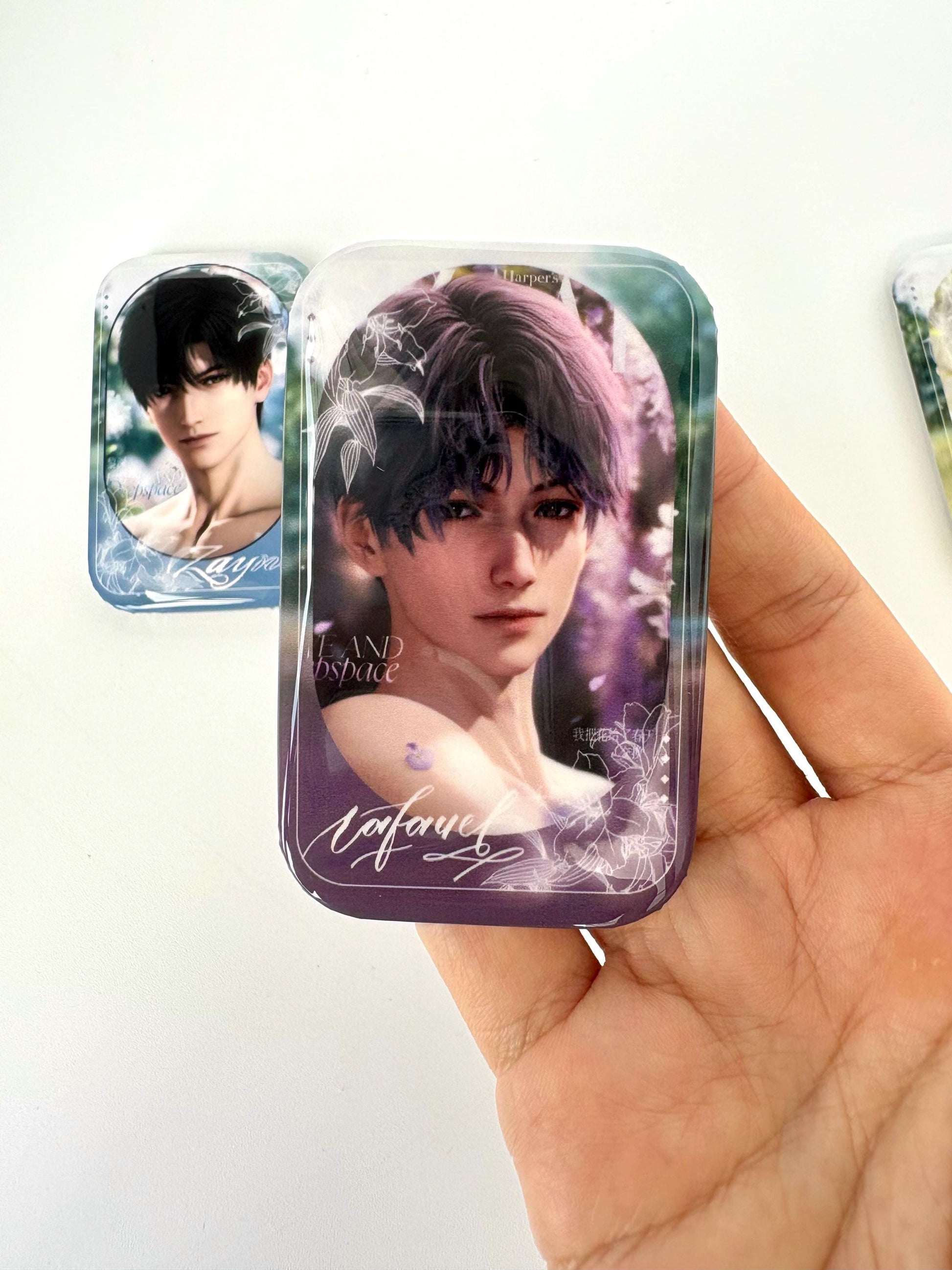 LaDS new badges! Sylus Xavier Rafayel Zayne Caleb Otome gamer gift C408